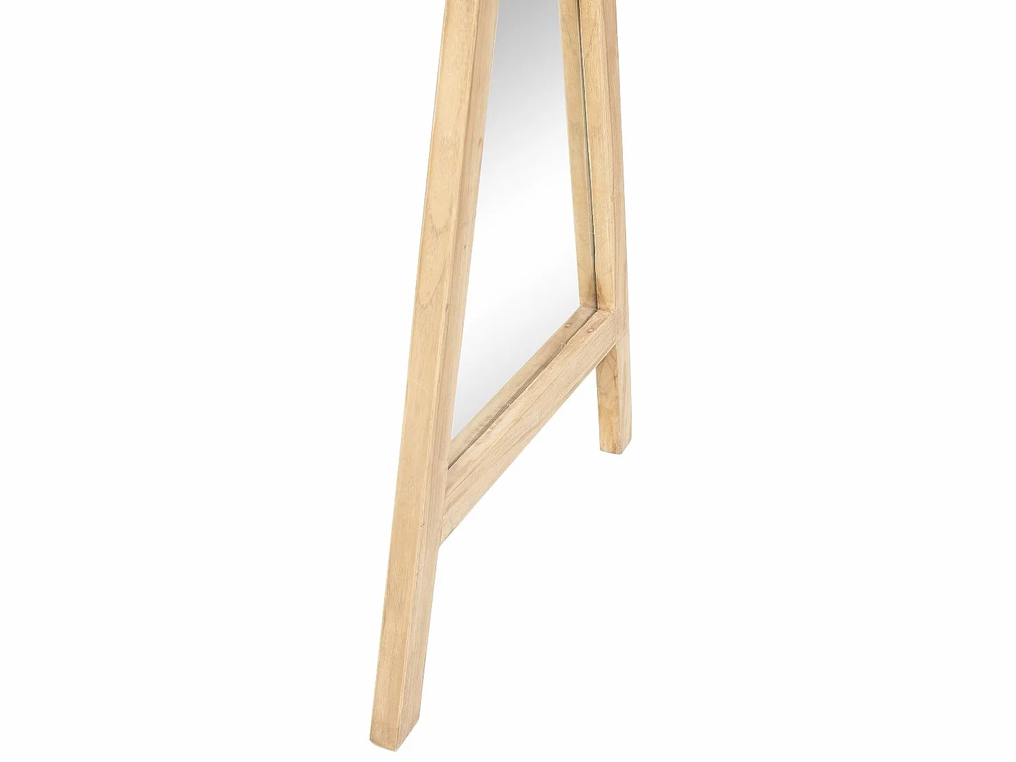 Miroir Enfant Tipi en Bois de Mindi L. 55 x H. 120 cm Naturel Batam
