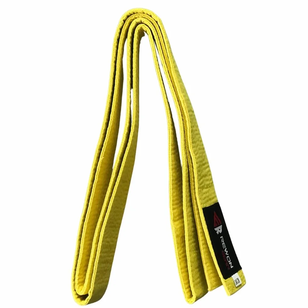 Ceinture de Taekwondo Professionnelle Double Wrap - Ceinture Sport Coton Résistant pour Judo, Karaté, Arts Martiaux
