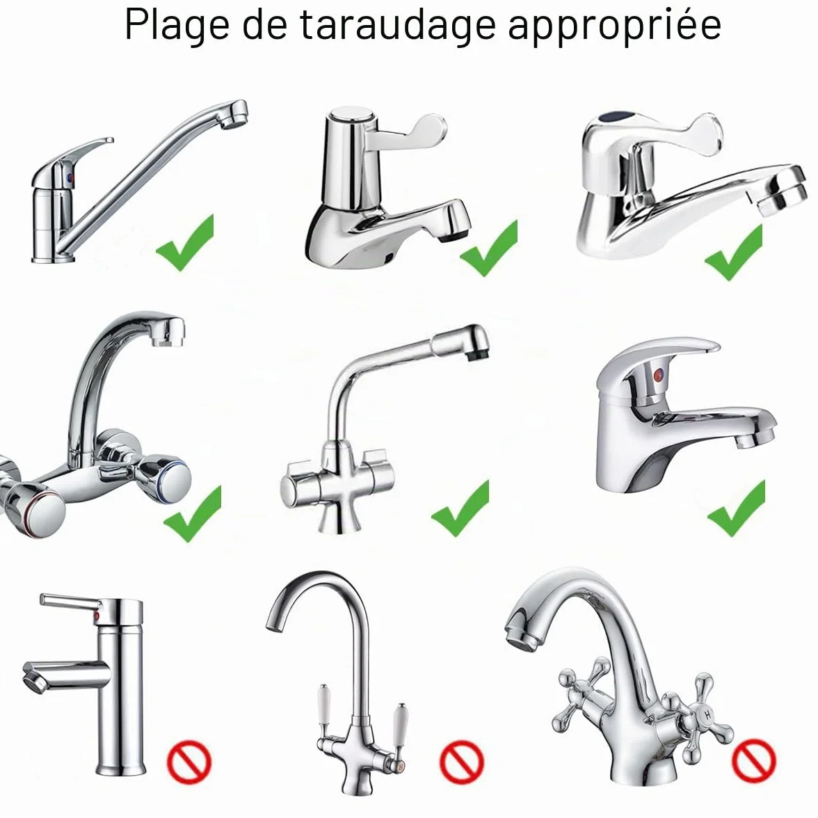 ECYC Adaptateur Connecteur Tuyau Arrosage Jardin Plastique ABS Vert