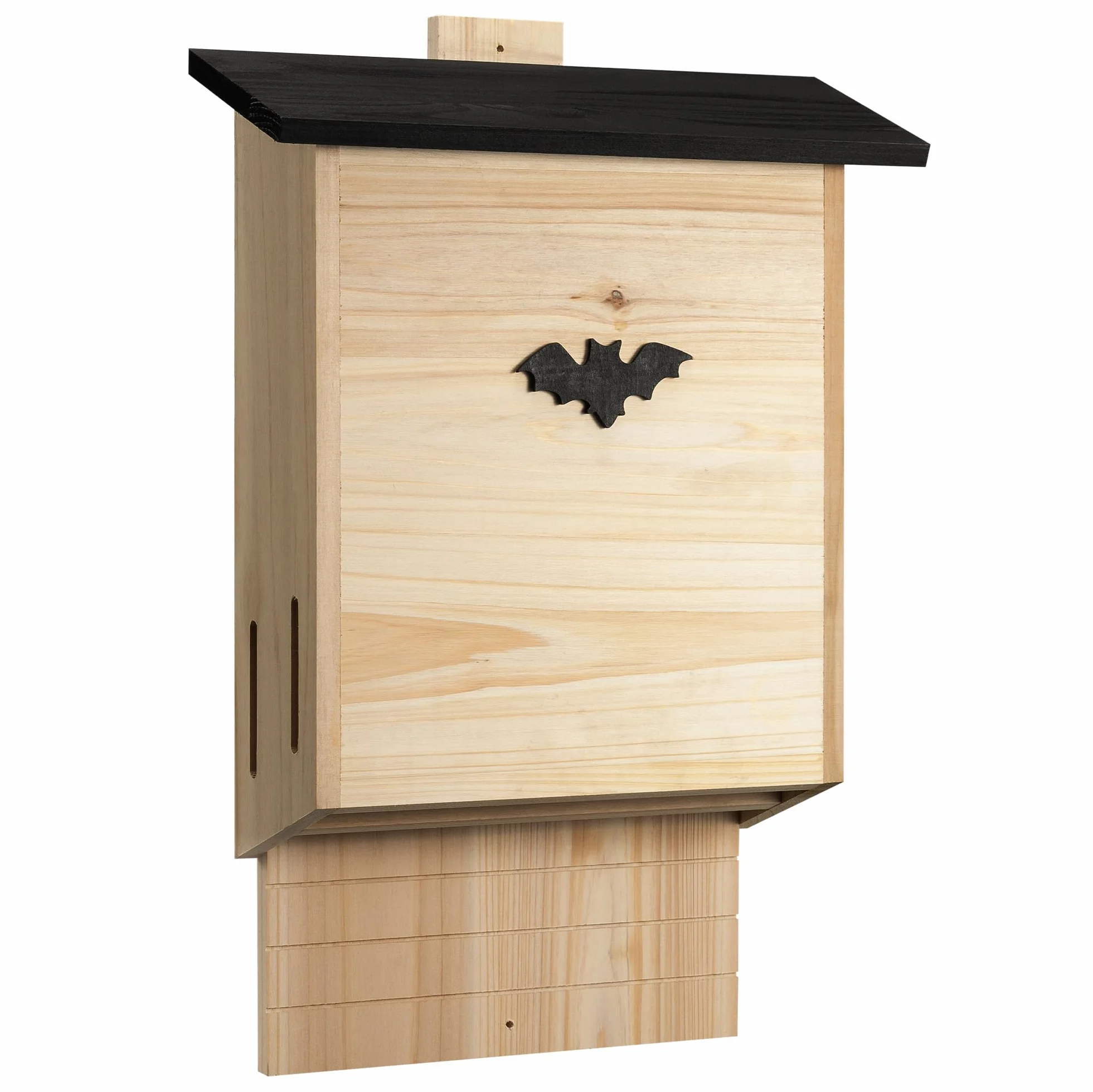 Navaris Nichoir Chauve-Souris en Bois 29 x 12 x 50 cm Maison Cabane Abri Extérieur