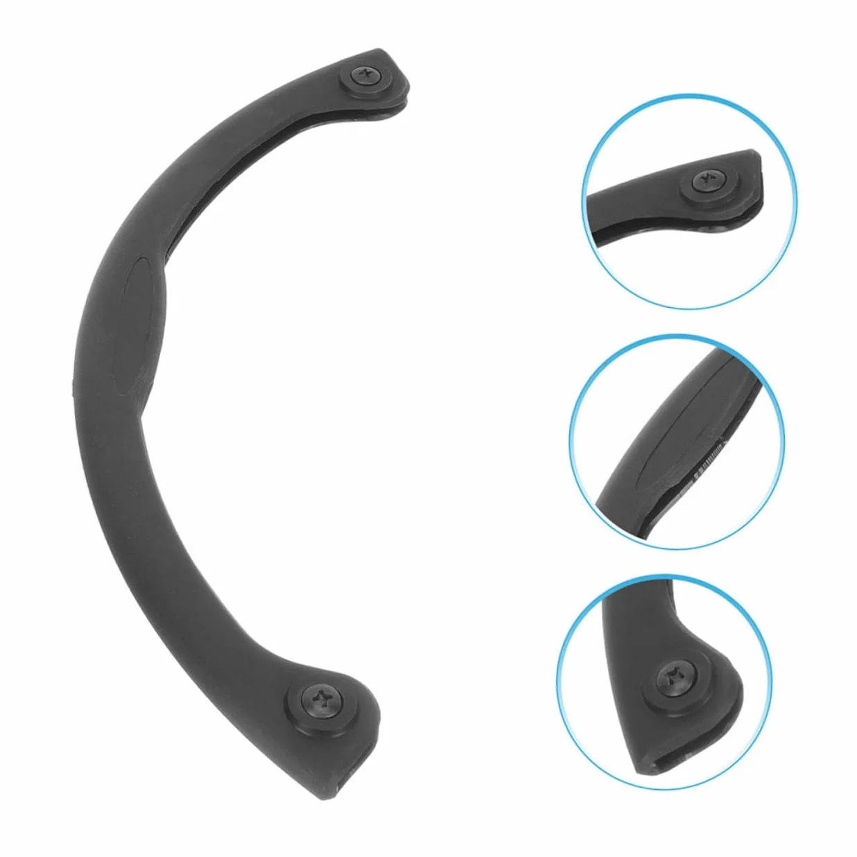Healifty Protections de Snowboard en Caoutchouc Antichoc 2 Pièces Bandes Pare-Chocs pour Nose et Tail Adhésives et Légères Accessoire Protège-Skateboard Usage Sportif et Plein Air