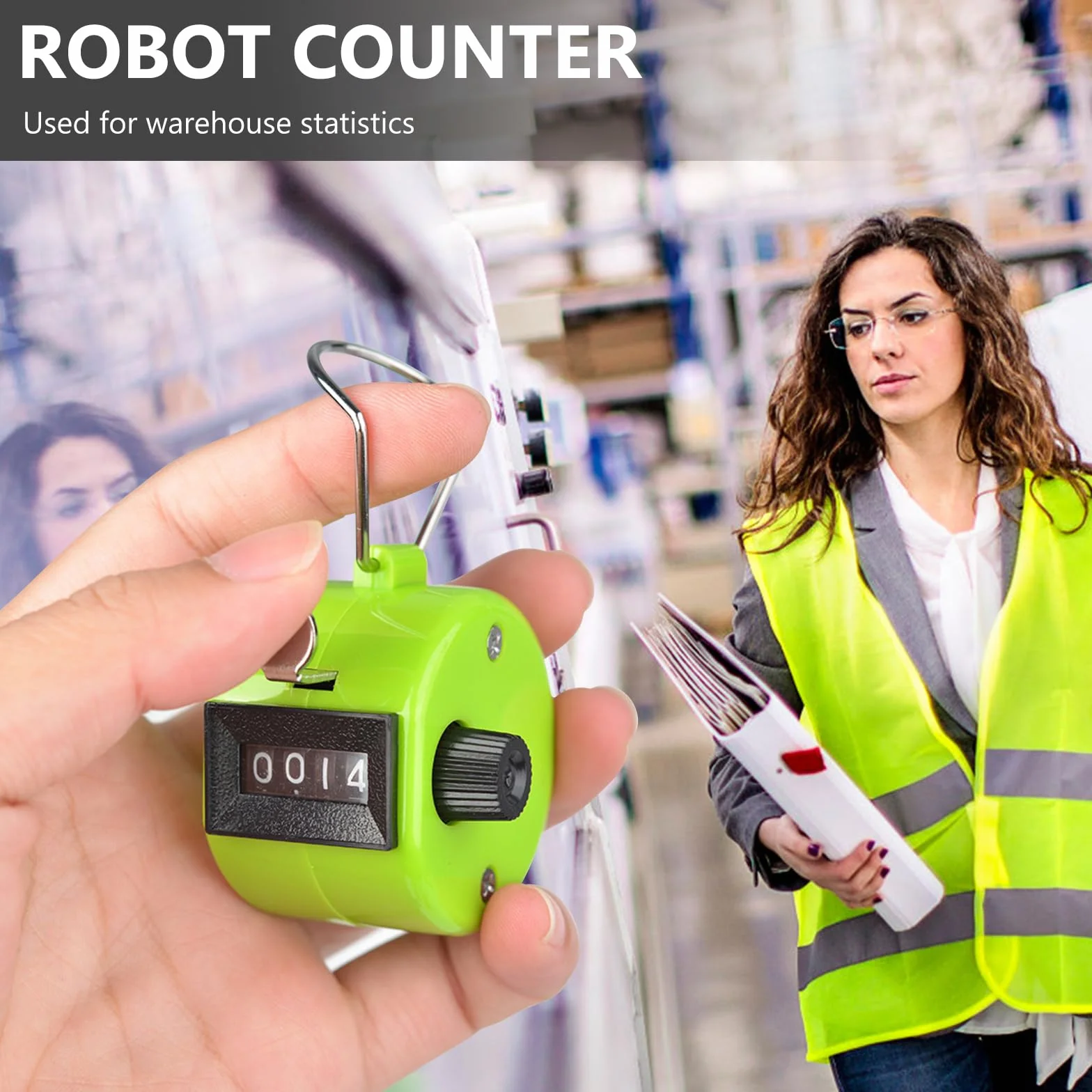 Compteur Manuel Mécanique 4 Chiffres 8 Pcs pour Sport Entraînement