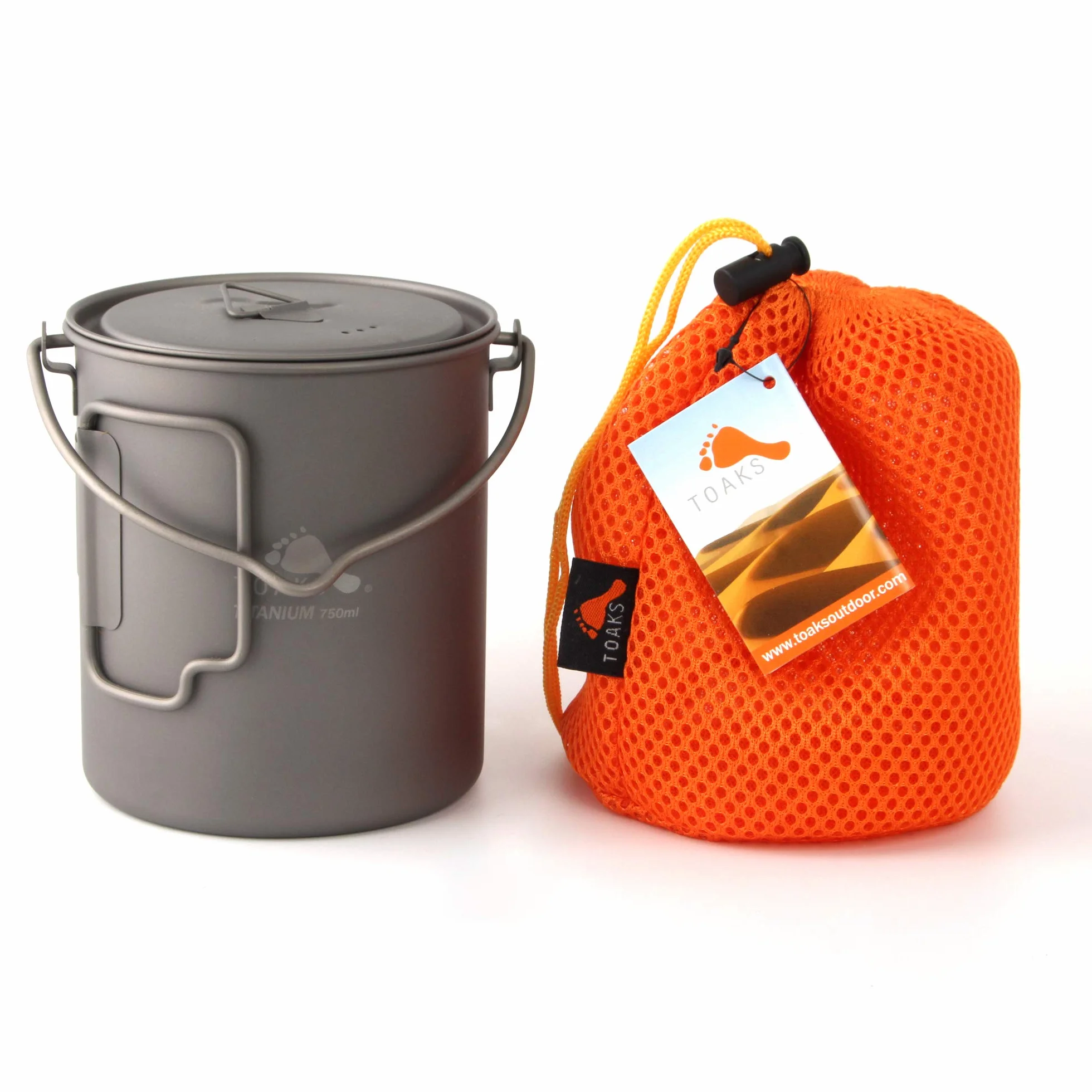 TOAKS Pot en titane de 750 ml avec anse TOAKS