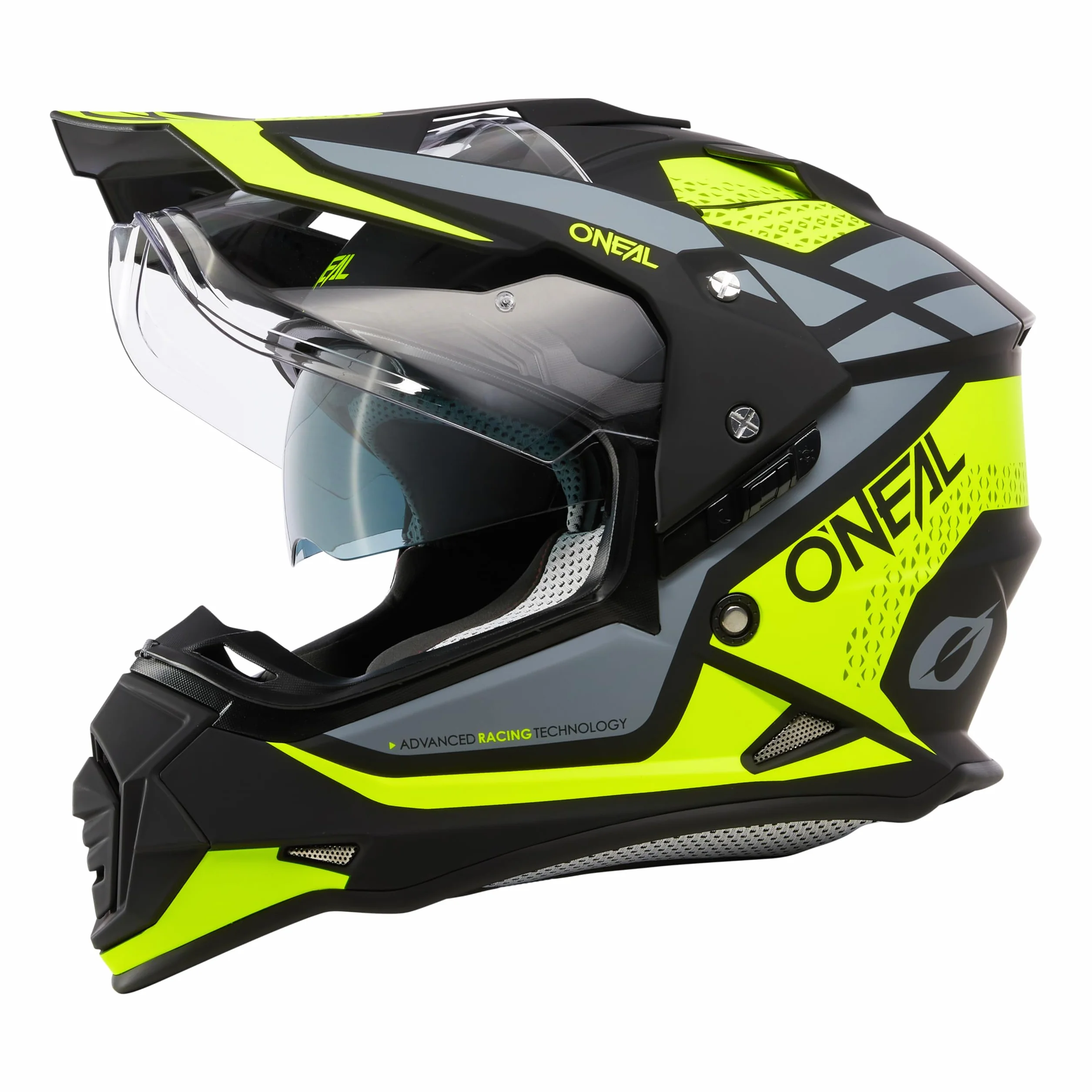 O'NEAL Enduro Helm Sierra R Neongelb Schwarz Grau M