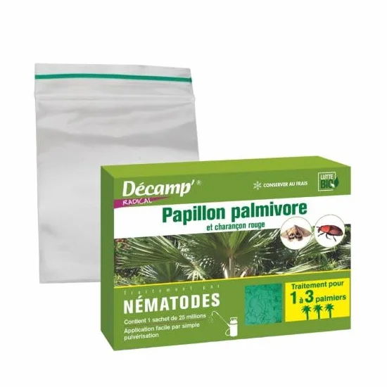Decamp Papillon palmivore et charancon Rouge