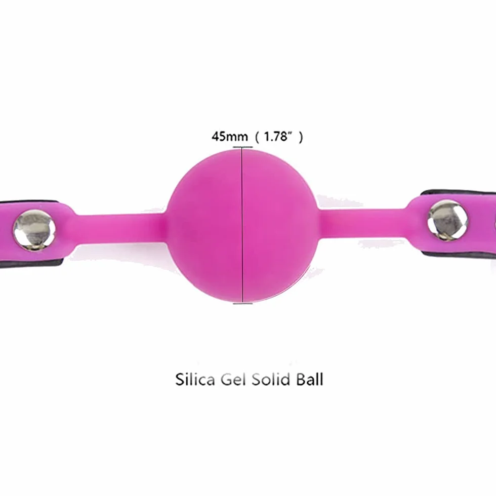 Cosplay Couple Ball Silicone, Lisse et Ajustable (Ballon de 4.5cm)
