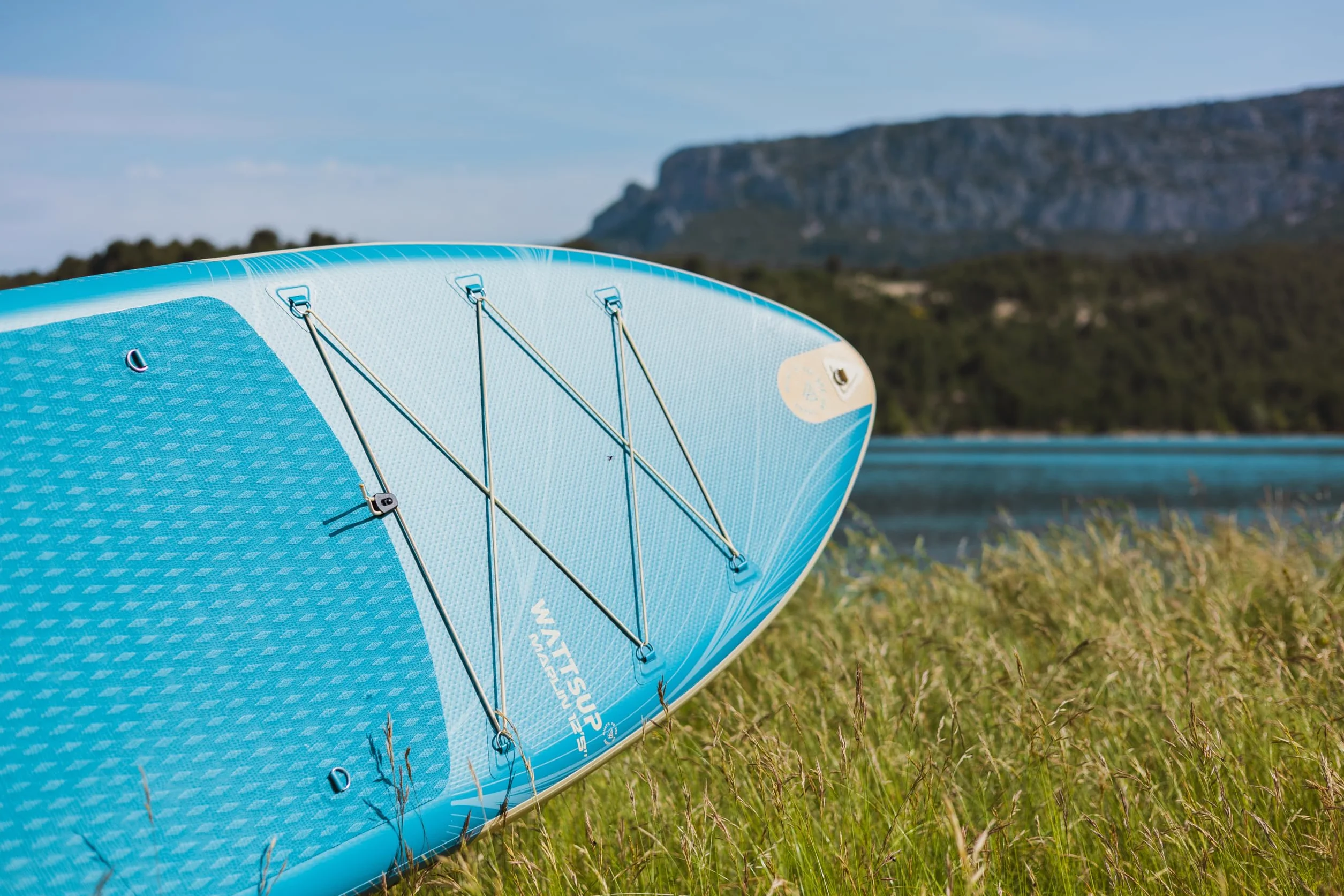 Wattsup - Sup Stand Up Paddle Gonflable - Gamme Essentials - Dropstitch - Pack Complet : Pagaie 2in1 Leash Pompe Sac de Transport