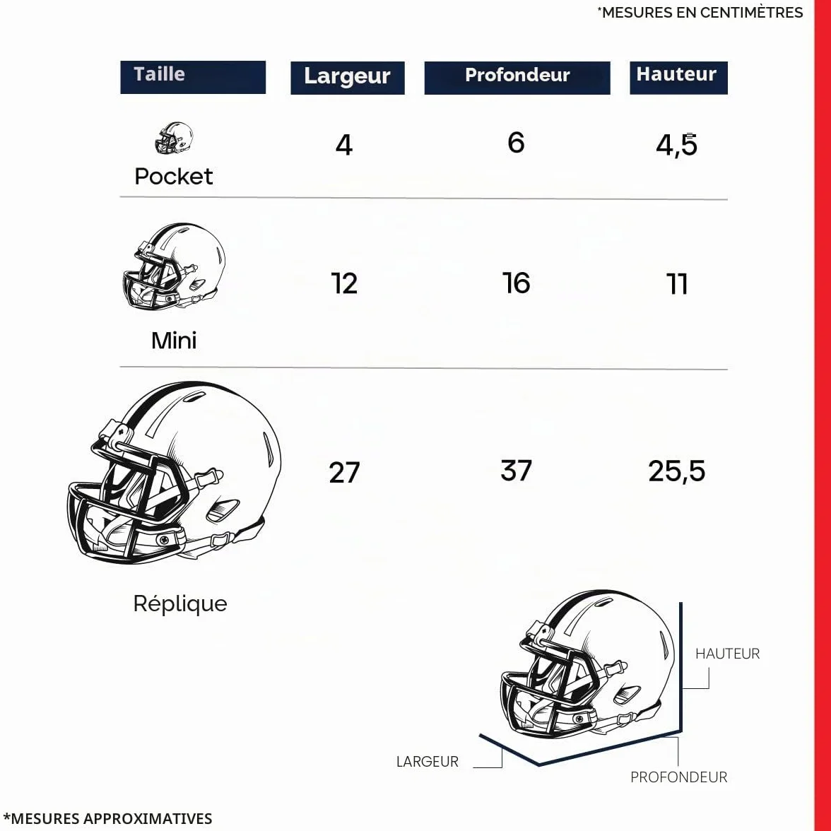 Riddell NFL Réplique de Casque de Vitesse Taille Normale