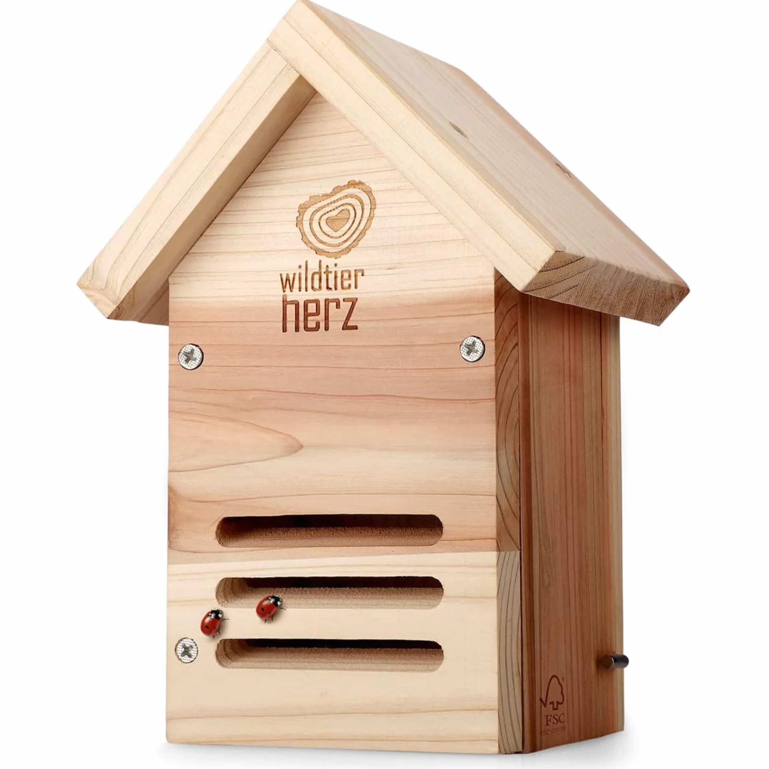Hôtel à Coccinelle en Bois Imperméable Résistant Aux Intempéries pour Insectes