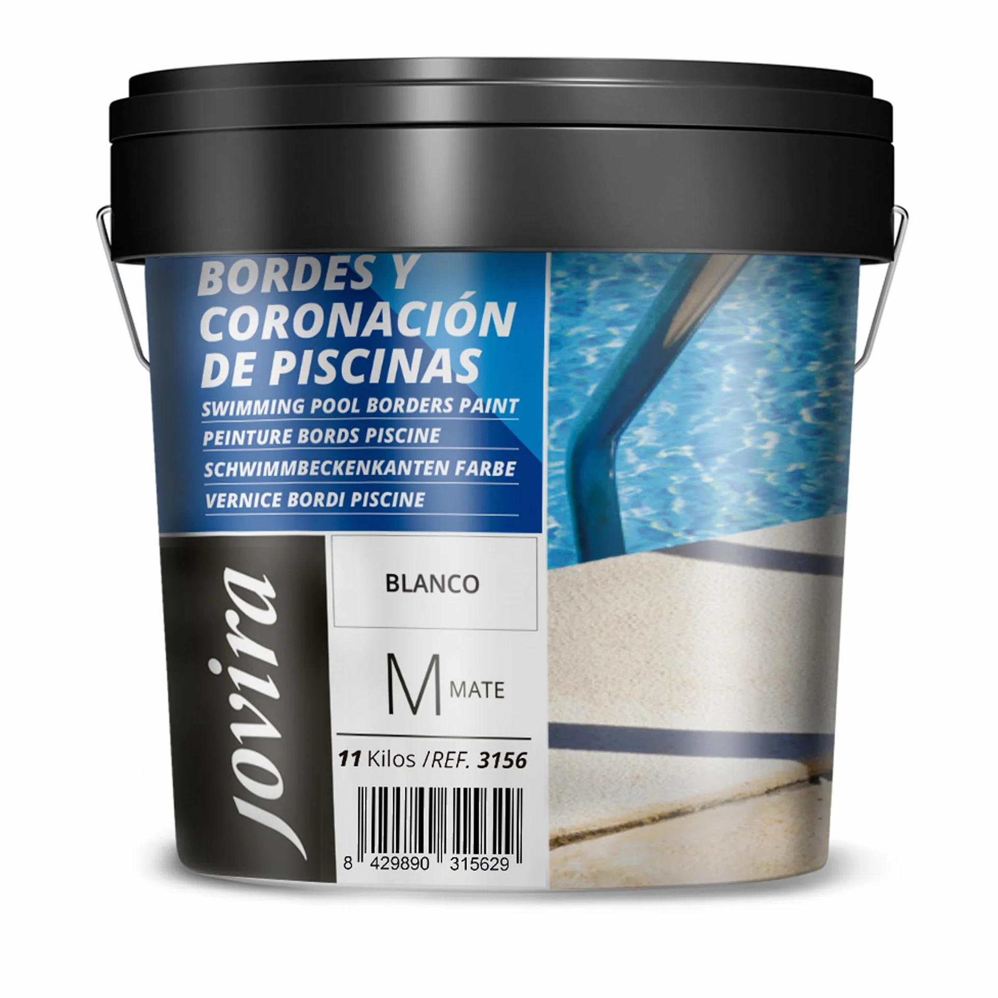 JOVIRA PINTURAS Peinture Bords Piscine Antidérapant 11 kg Blanc