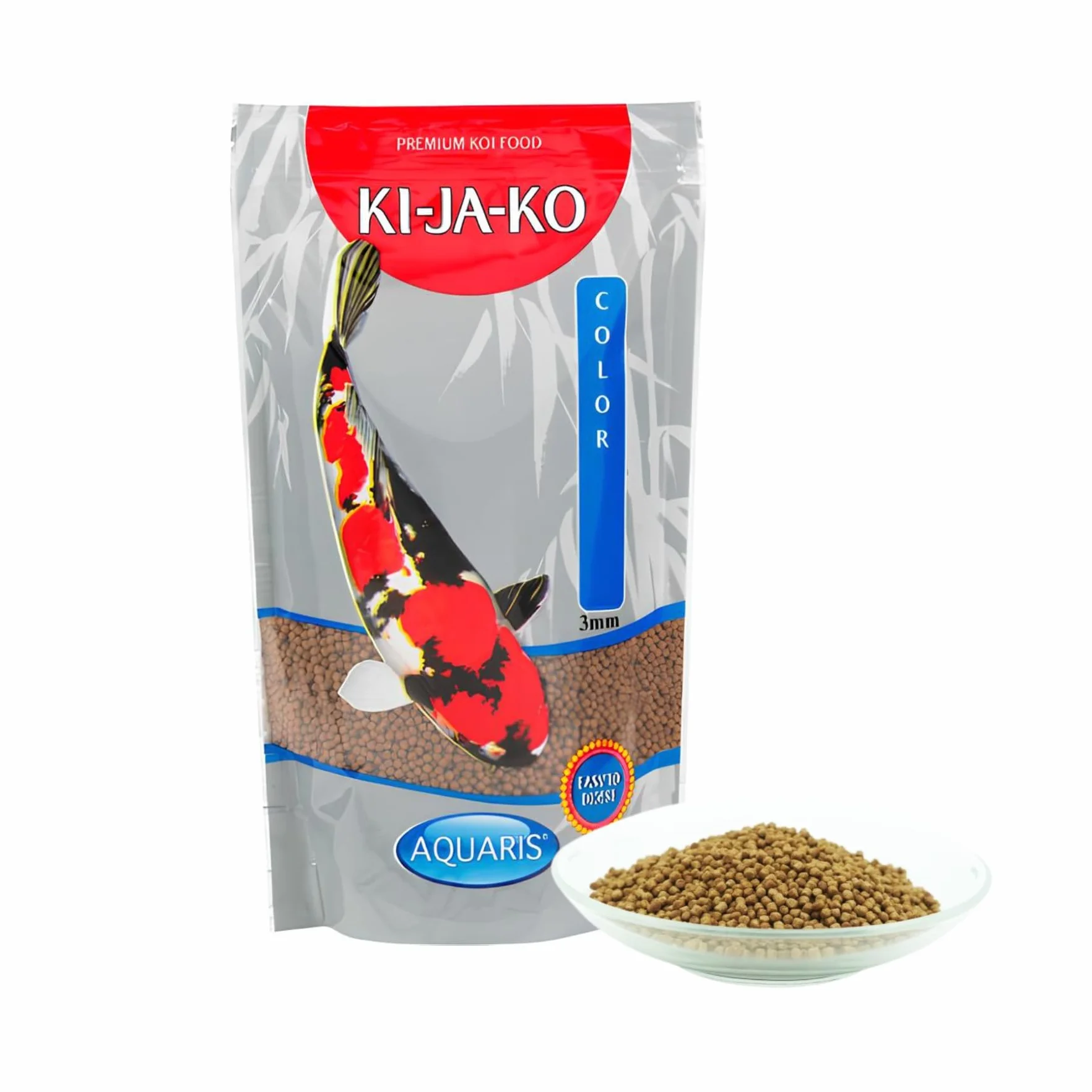 Nourriture pour carpes koï 1 kg 3 mm enrichi en astaxanthine et paprika intensifie couleur pigmentation naturelle