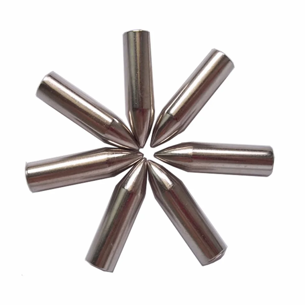 ZSHJG 24pcs Tir à l'arc Point de la flèche Boradheads de Chasse Têtes de Flèche Flèche Conseils pour ID 8mm Bois de Bambou Arbre de Flèche