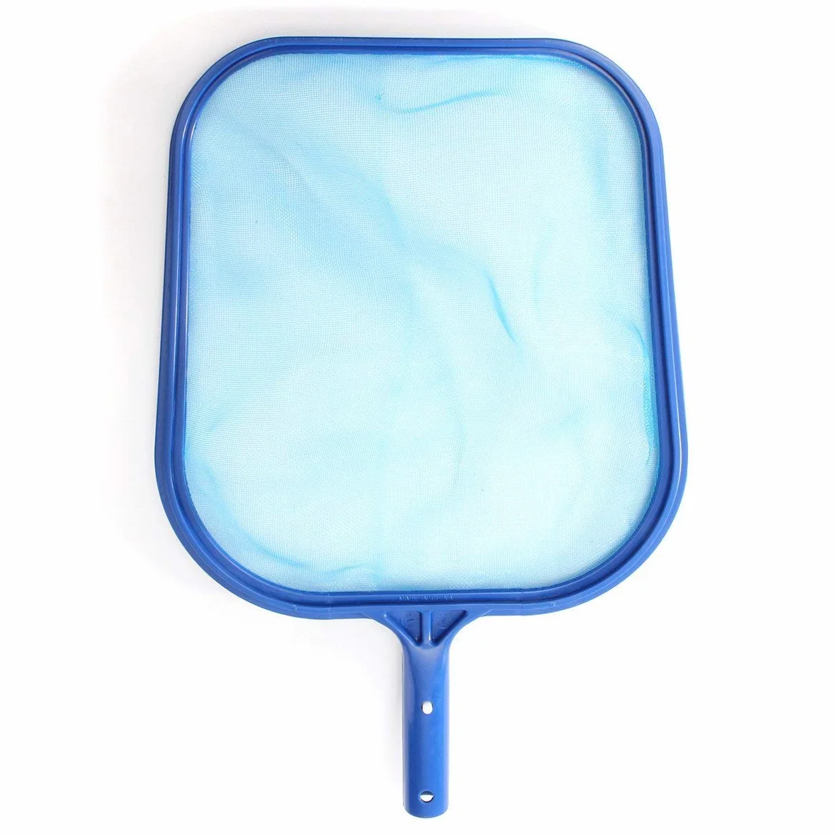 Épuisette de Surface pour Piscine Professionnelle Plastique Rake Net Mesh Skimmer Bleu