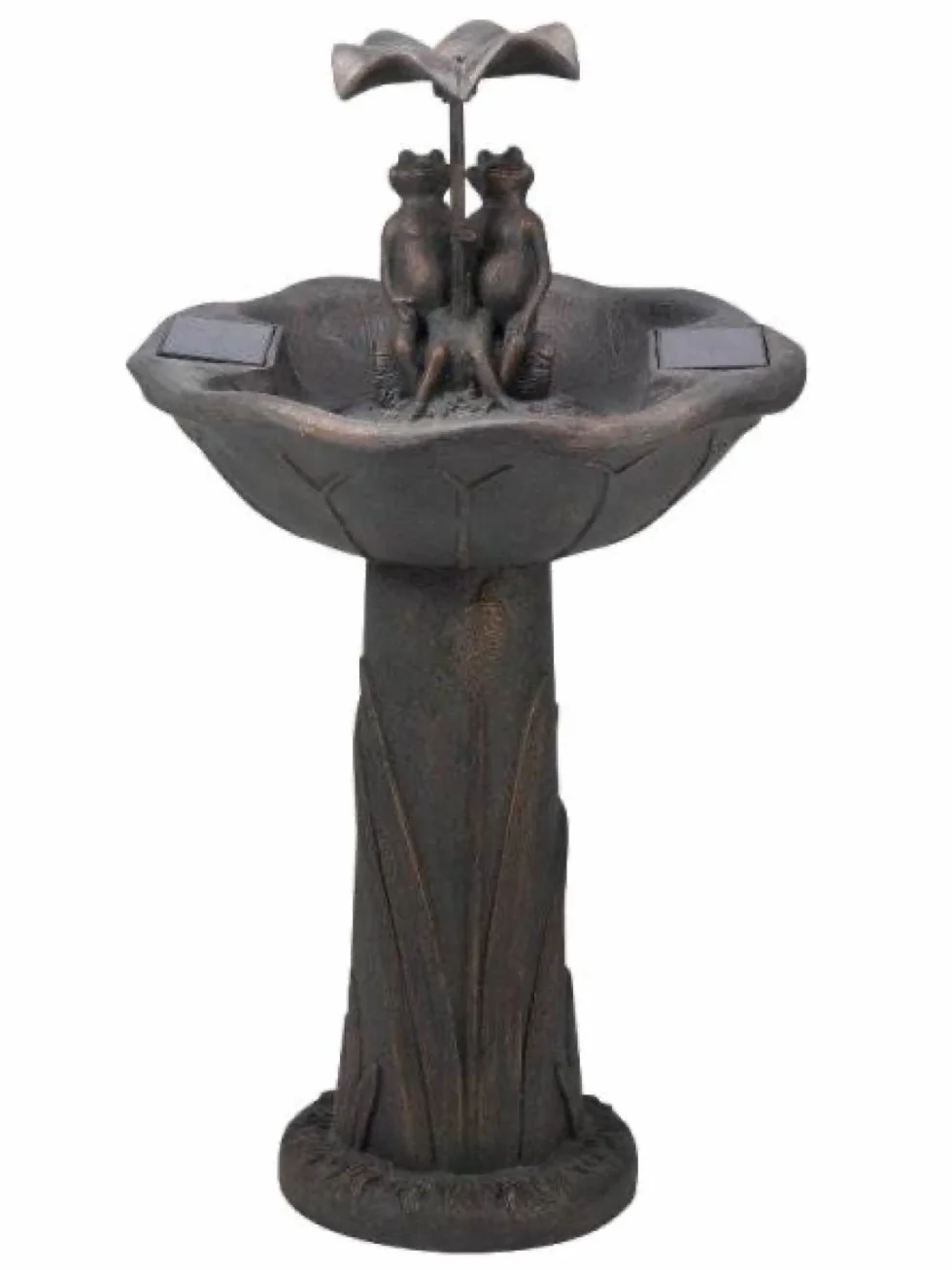 Parasol solaire grenouille fontaine oiseaux Smart Garden
