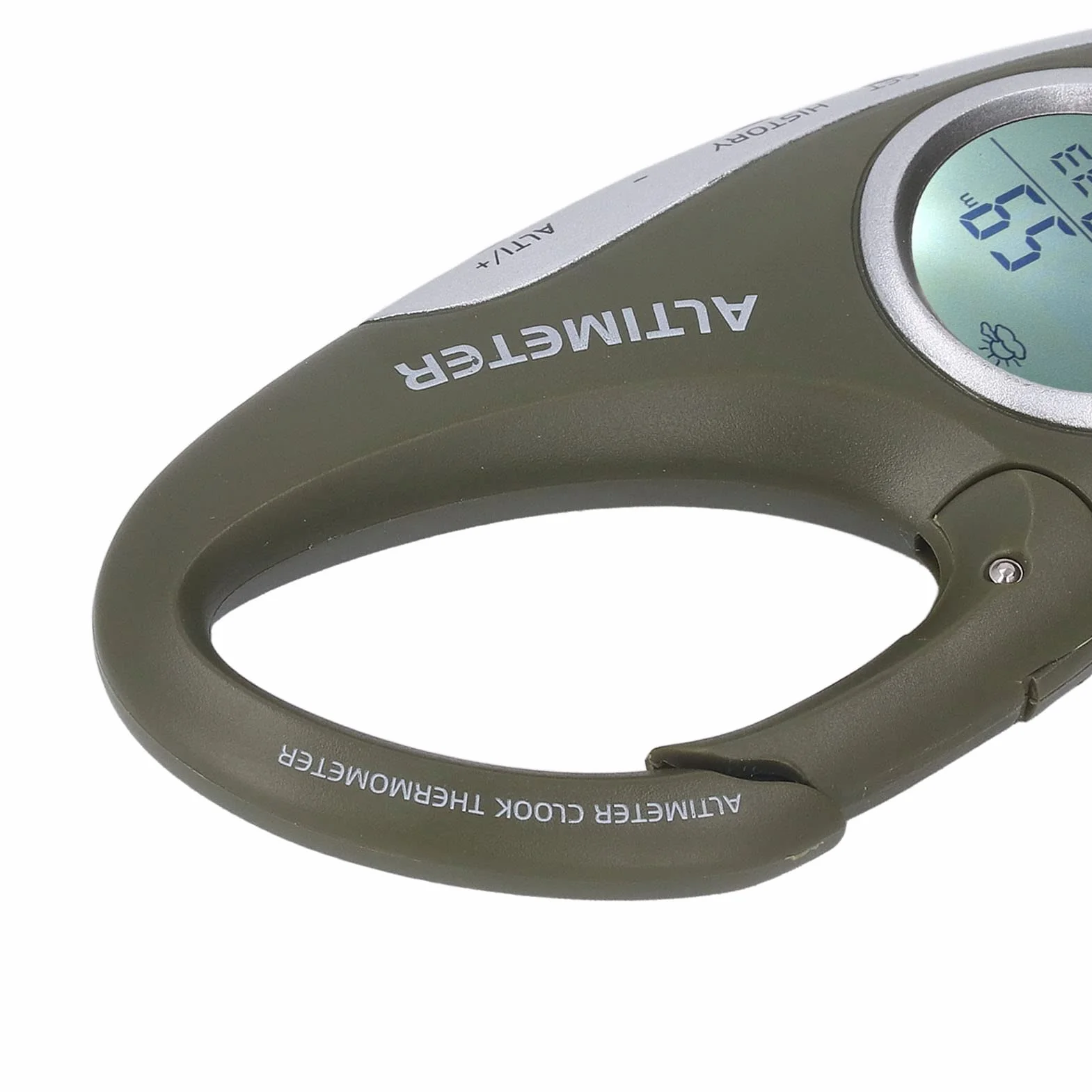 Baromètre Altimètre Numérique Multifonctionnel, Thermomètre Moniteur d'Altitude Métrique, Portable avec Rétroéclairage, pour Sports de Plein Air