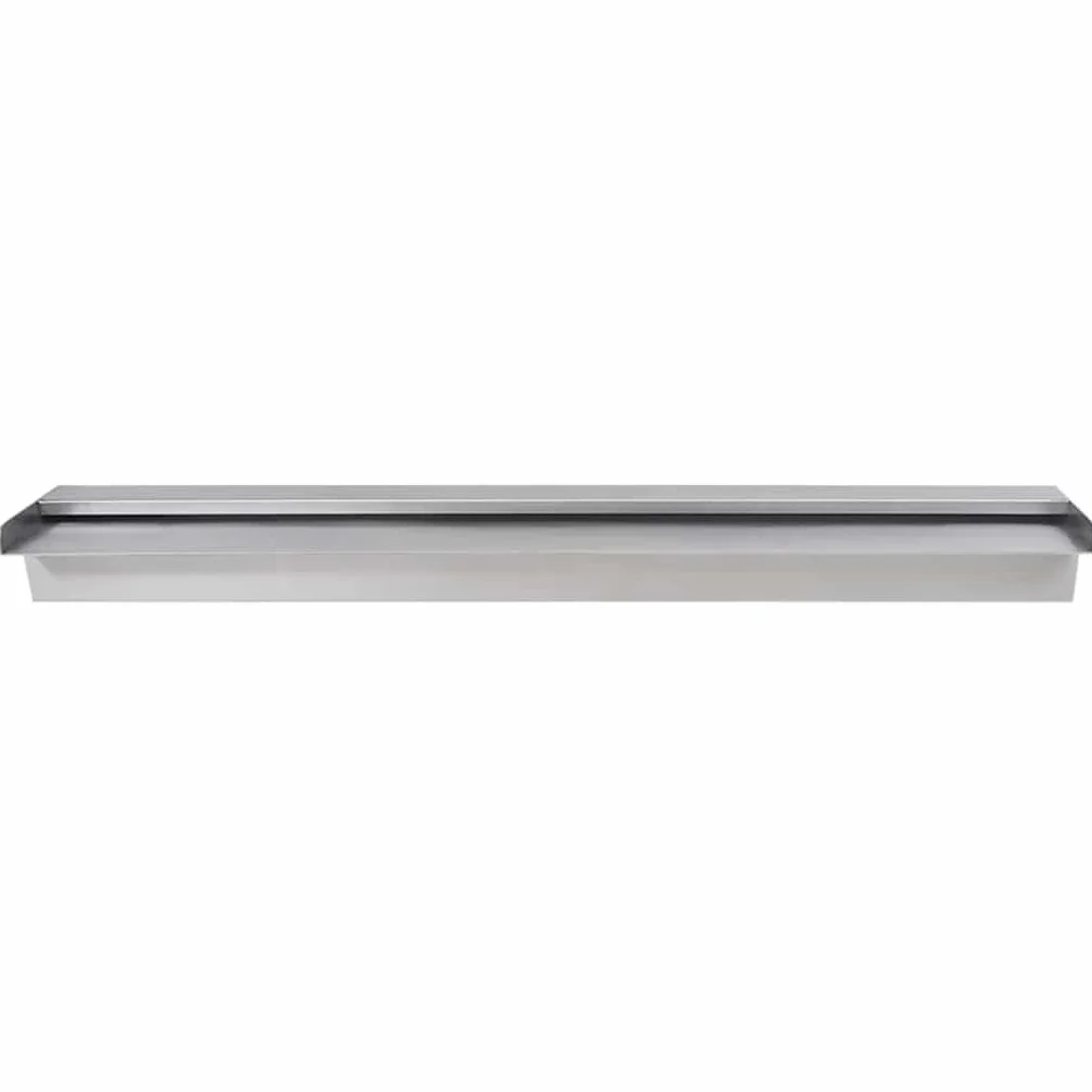 Lame d eau rectangulaire pour piscine Acier inoxydable 90 cm
