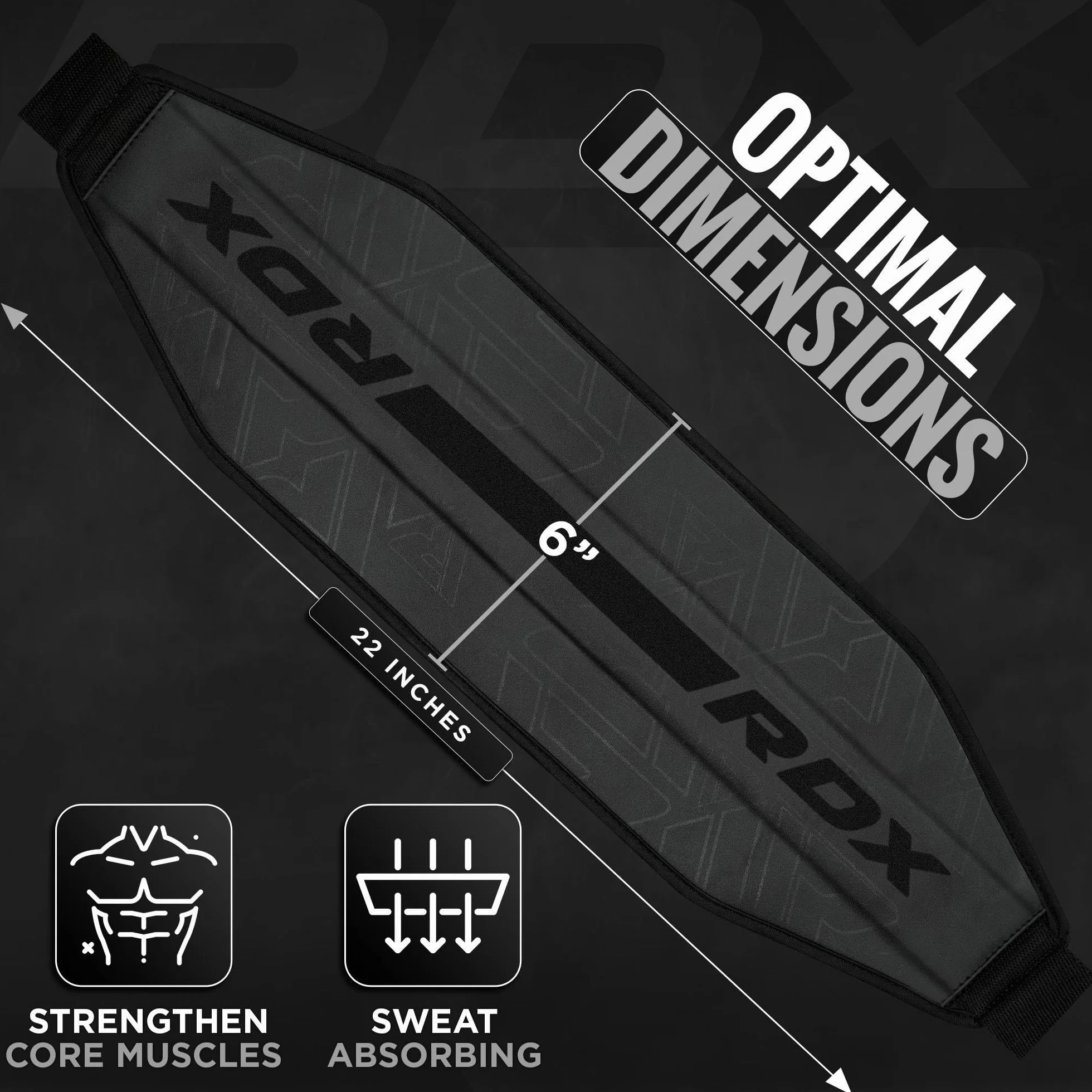 RDX Fitness AB Straps Sangles Abdominaux Double D Ring ABS Abdominales pour Fitness Calisthenics Gym