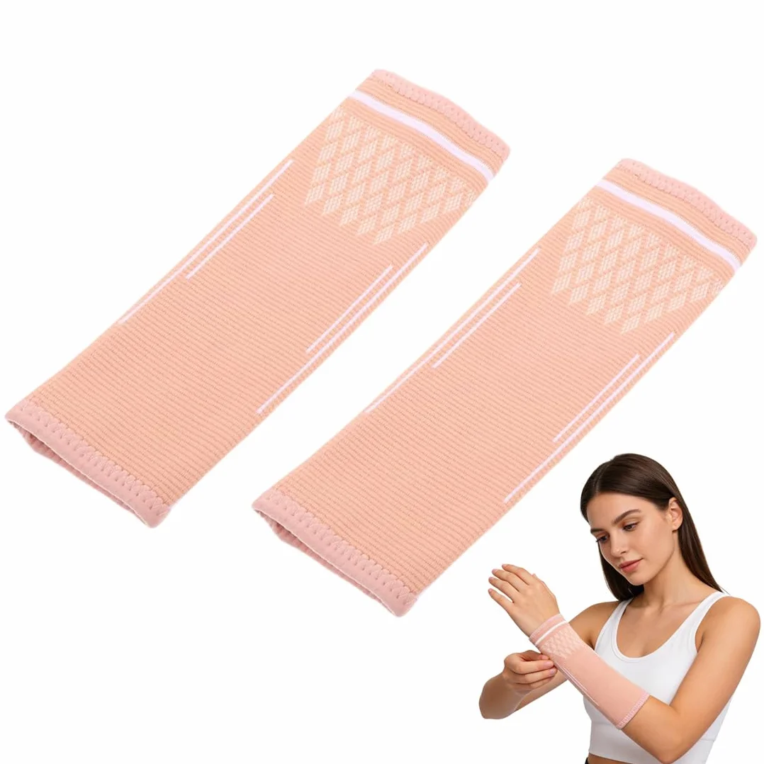 Manchettes de Bras de Volleyball, Manches de Compression pour Volleyball, Coussinets de Bras de Volleyball pour Femmes et Adolescents