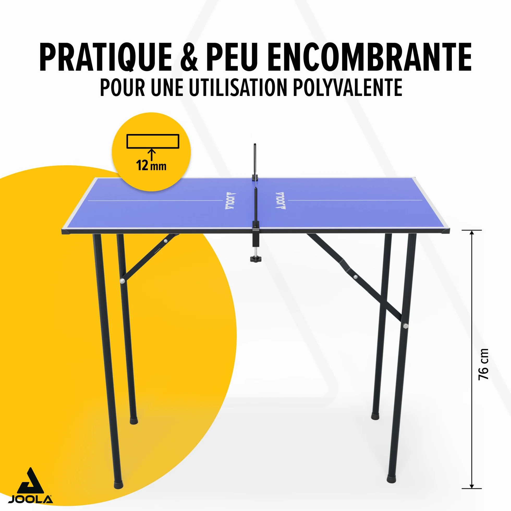 JOOLA Mini Table de Ping-Pong d'Intérieur avec Filet Inclus