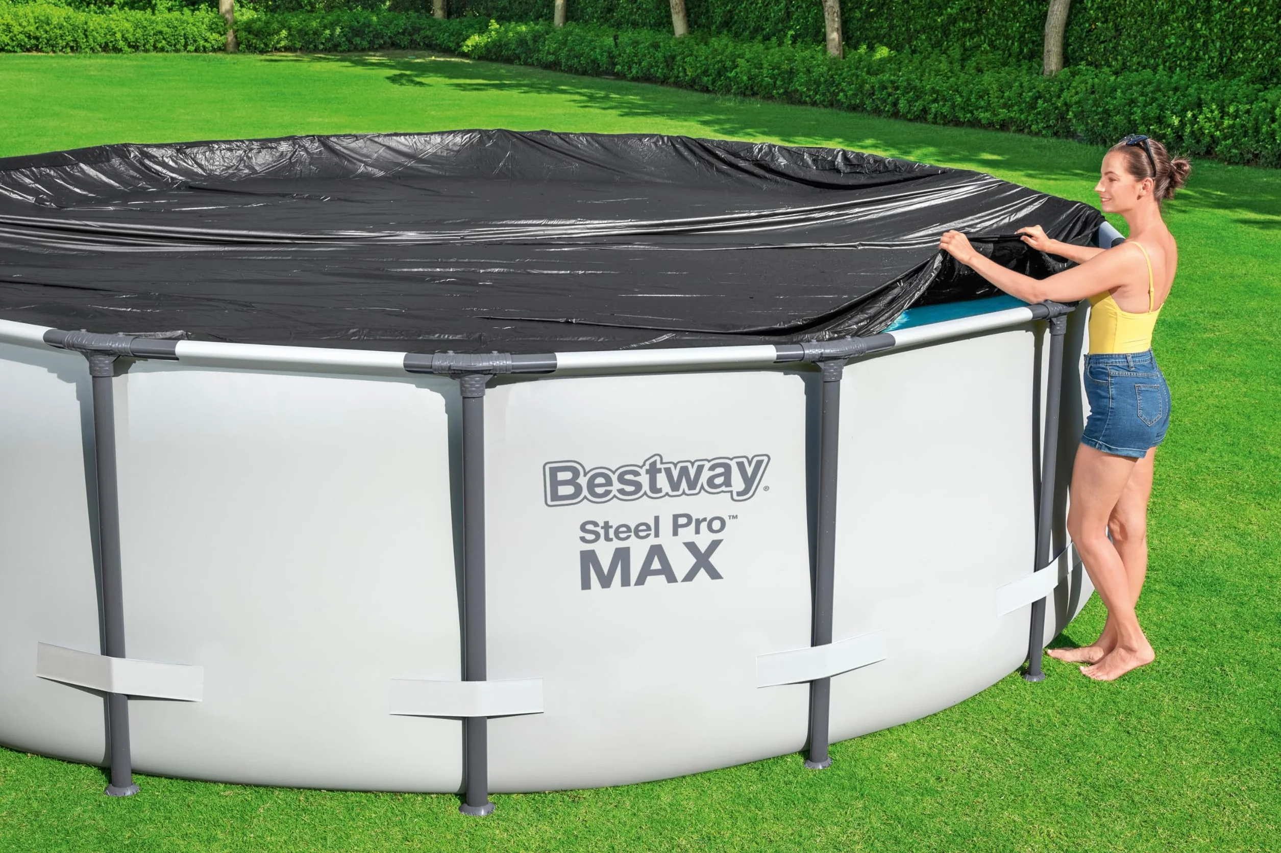 Bâche 4 Saisons 305 cm pour Piscine Hors Sol Steel Pro™ Ronde