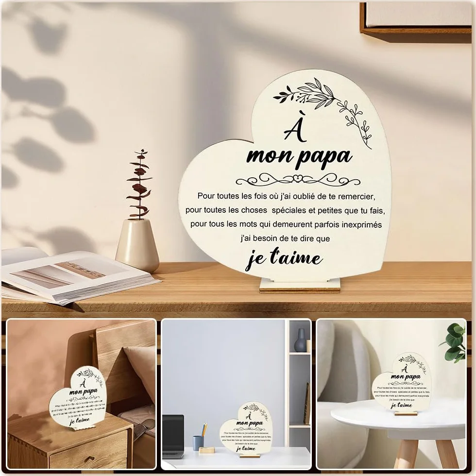 Cadeau Fête des Pères Papa Anniversaire Noël Idée Décoration