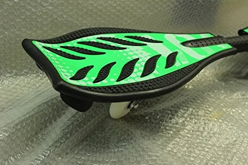 DiversitySport Waveboard avec roues clignotantes, Green With Design
