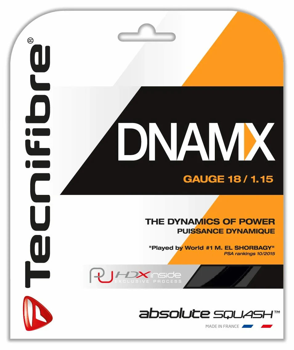 Tecnifibre DNAMX Jeu de cordes de squash
