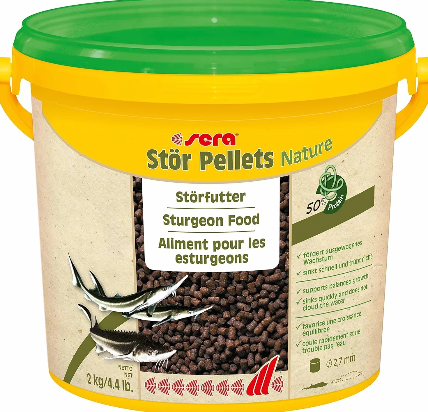 Sera Stör Perlets Nature Nourriture pour Aquariophilie 3800 ML