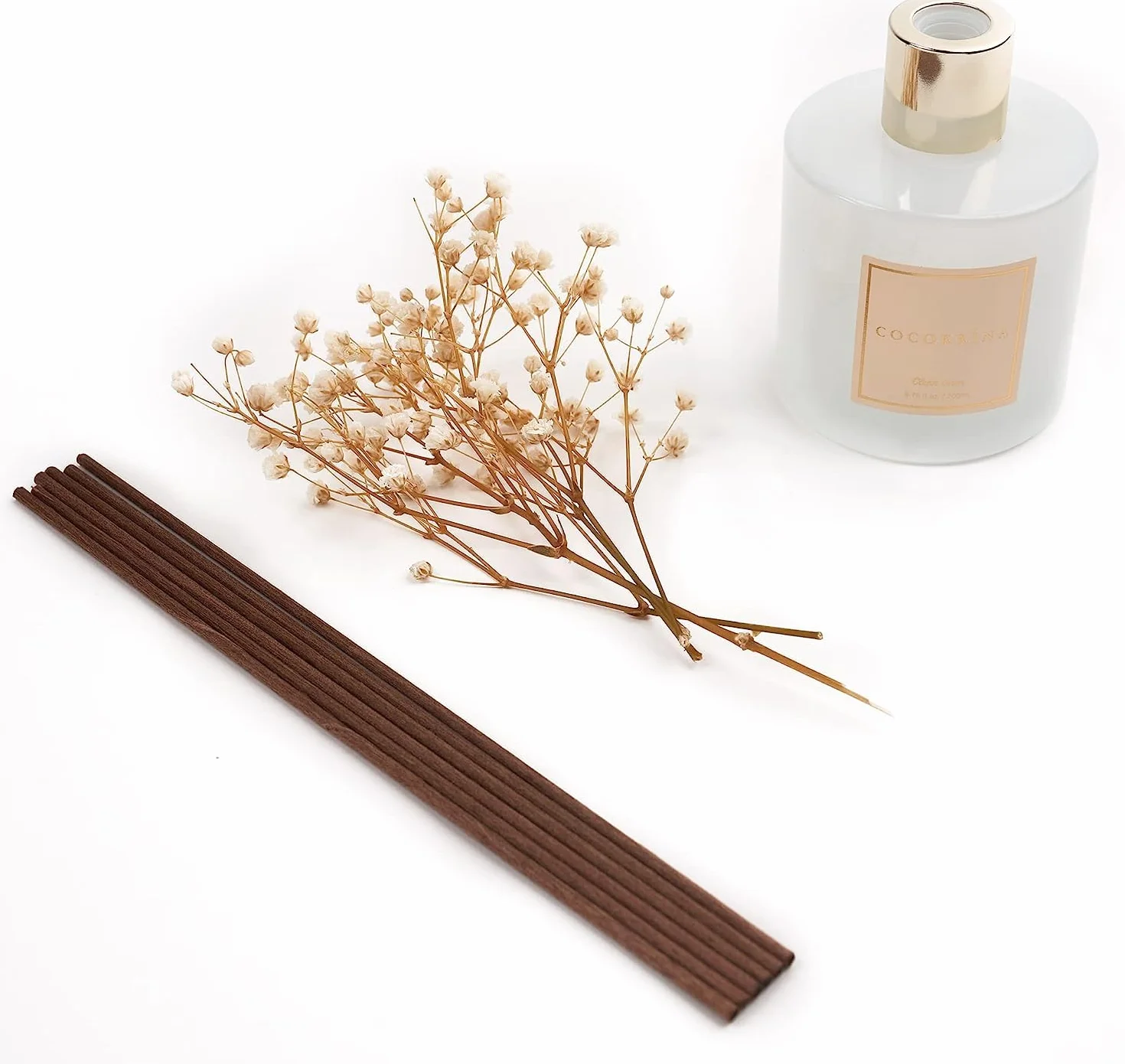 COCORRÍNA Reed Diffuseur 200ml avec Bâtonnets, Parfum pour Salle de Bain