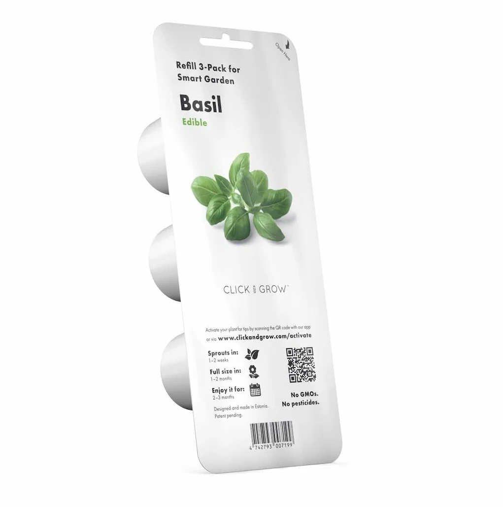 Click & Grow Smart Herb Garden Basilic Pack de 3 recharge