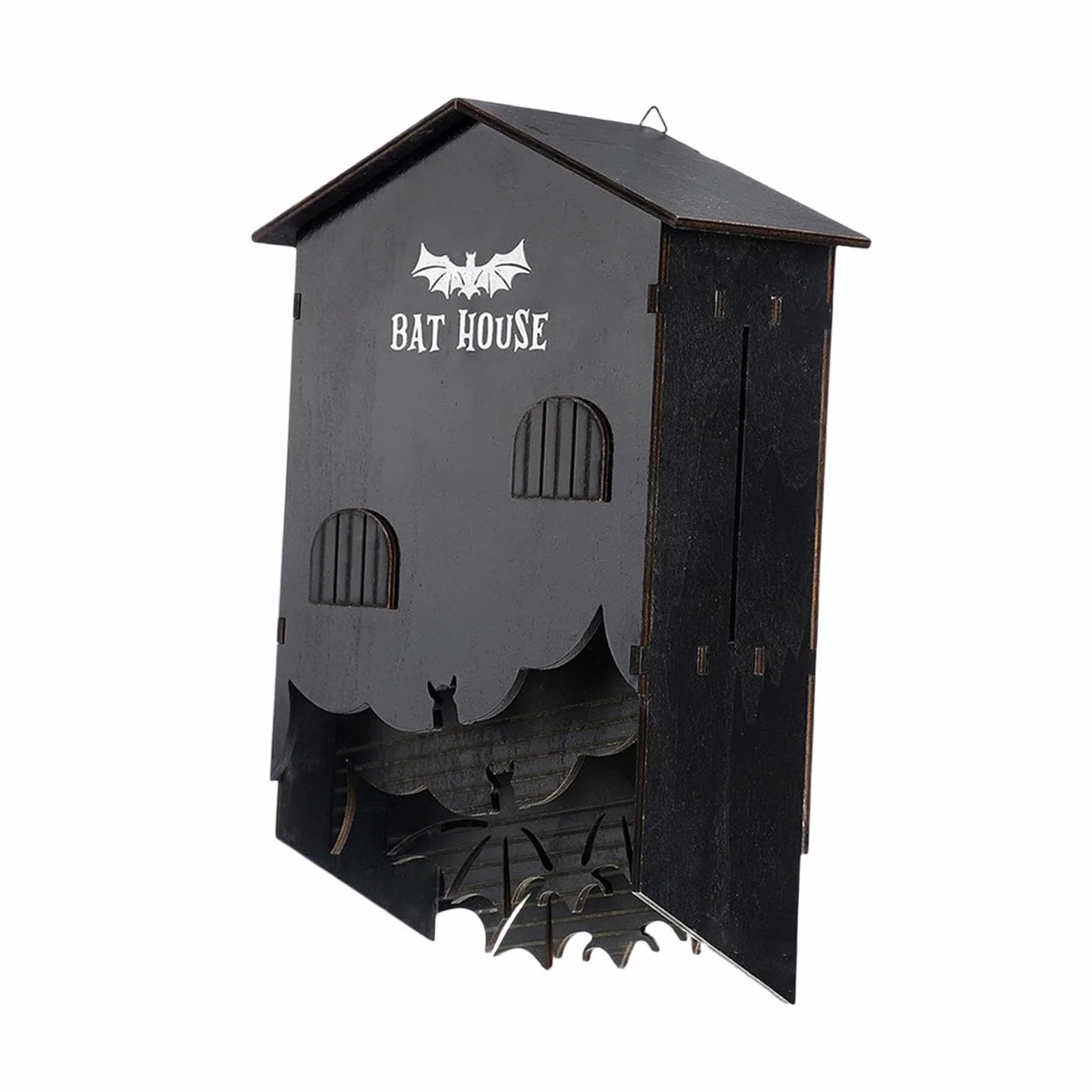 F Fityle Boîte de Chauves-Souris en Bois à Trois Chambres, Suspendu pour Jardin