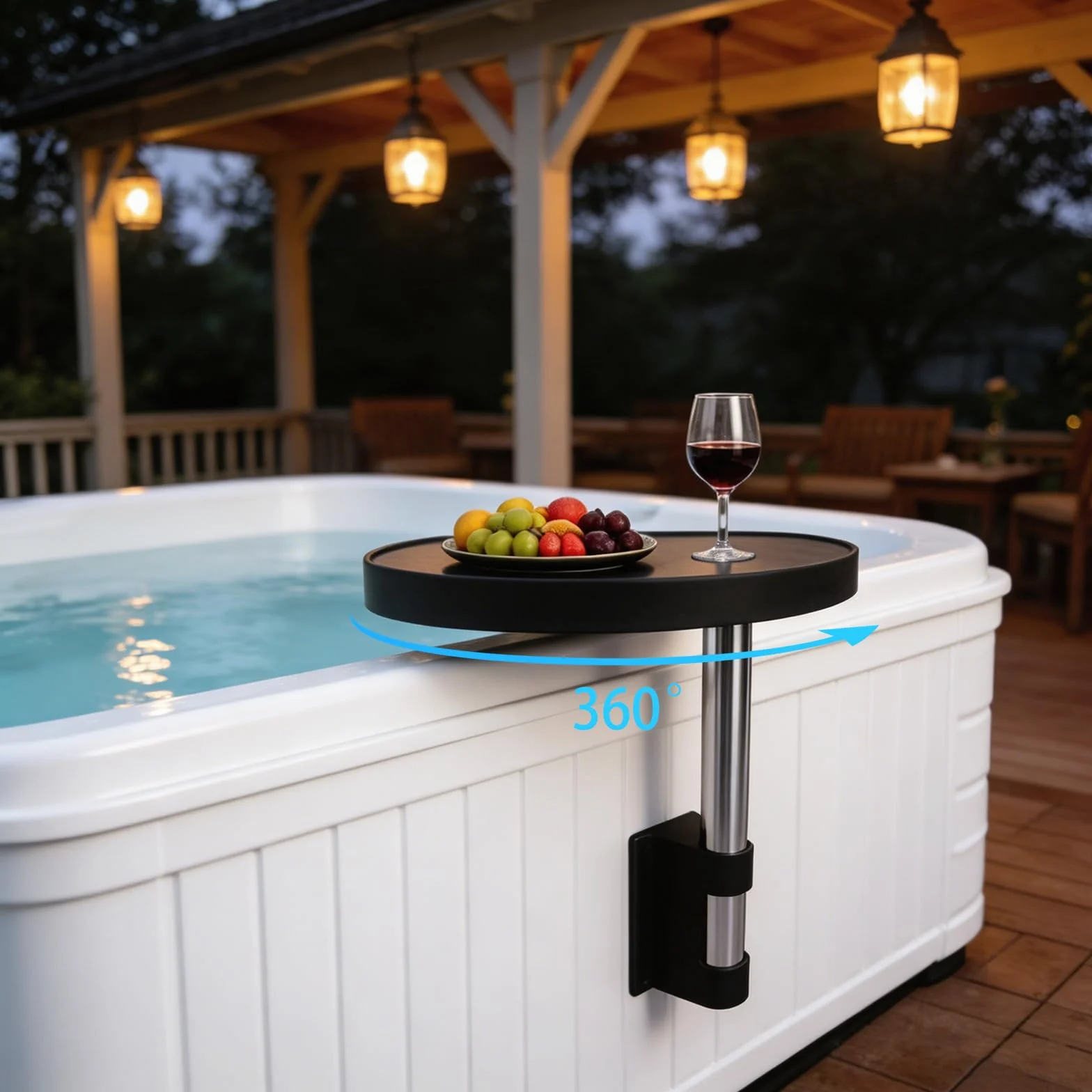 Plateau d'appoint pour baignoire 59 x 37 x 53,5 cm