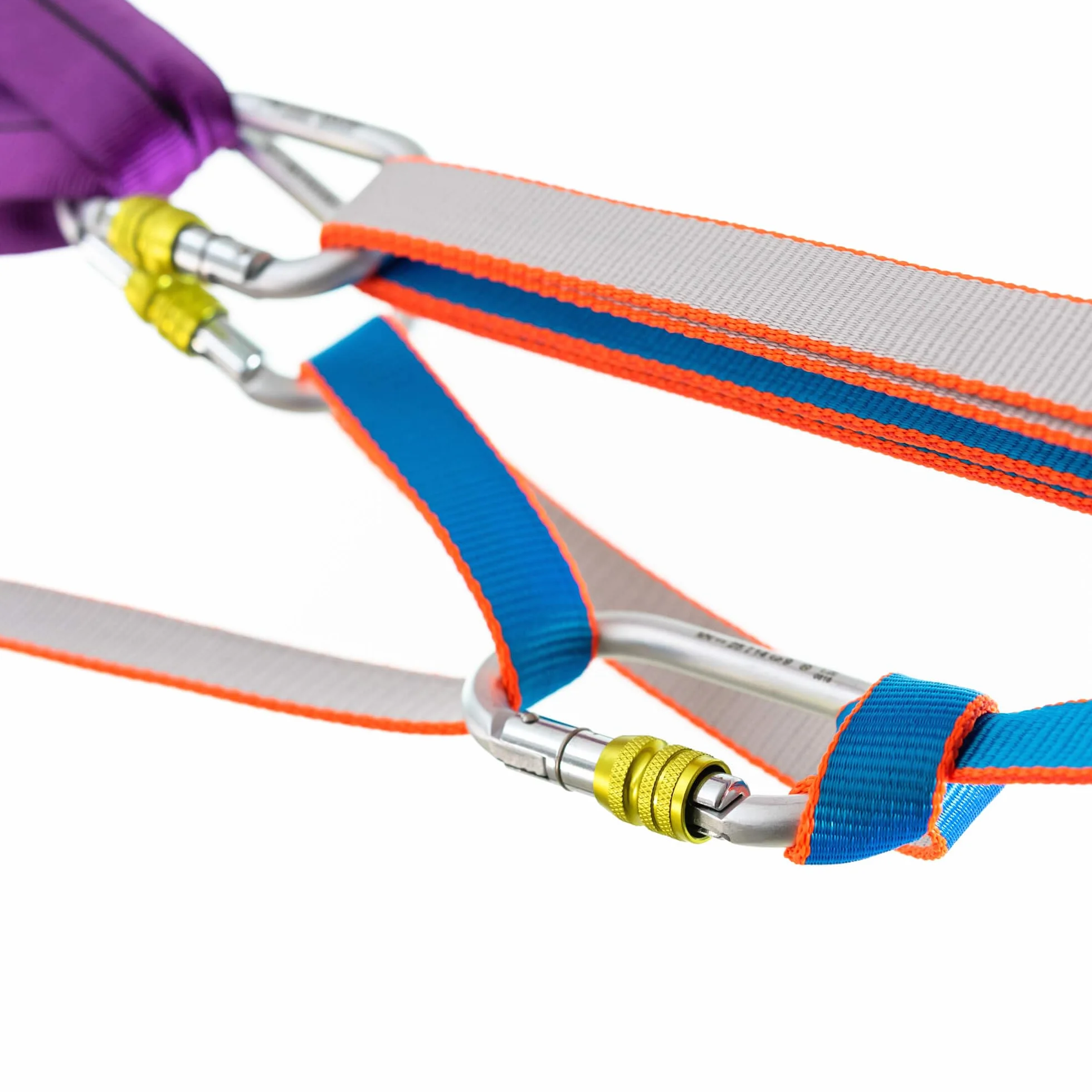 Longline Slackline Kit - Primitive 50 - Contient la Ligne de Marche, des mousquetons, des Anneaux et des Sangles pour Tendre, Ainsi Qu’Un Sac de Transport - Kit Complet Longueur 50m