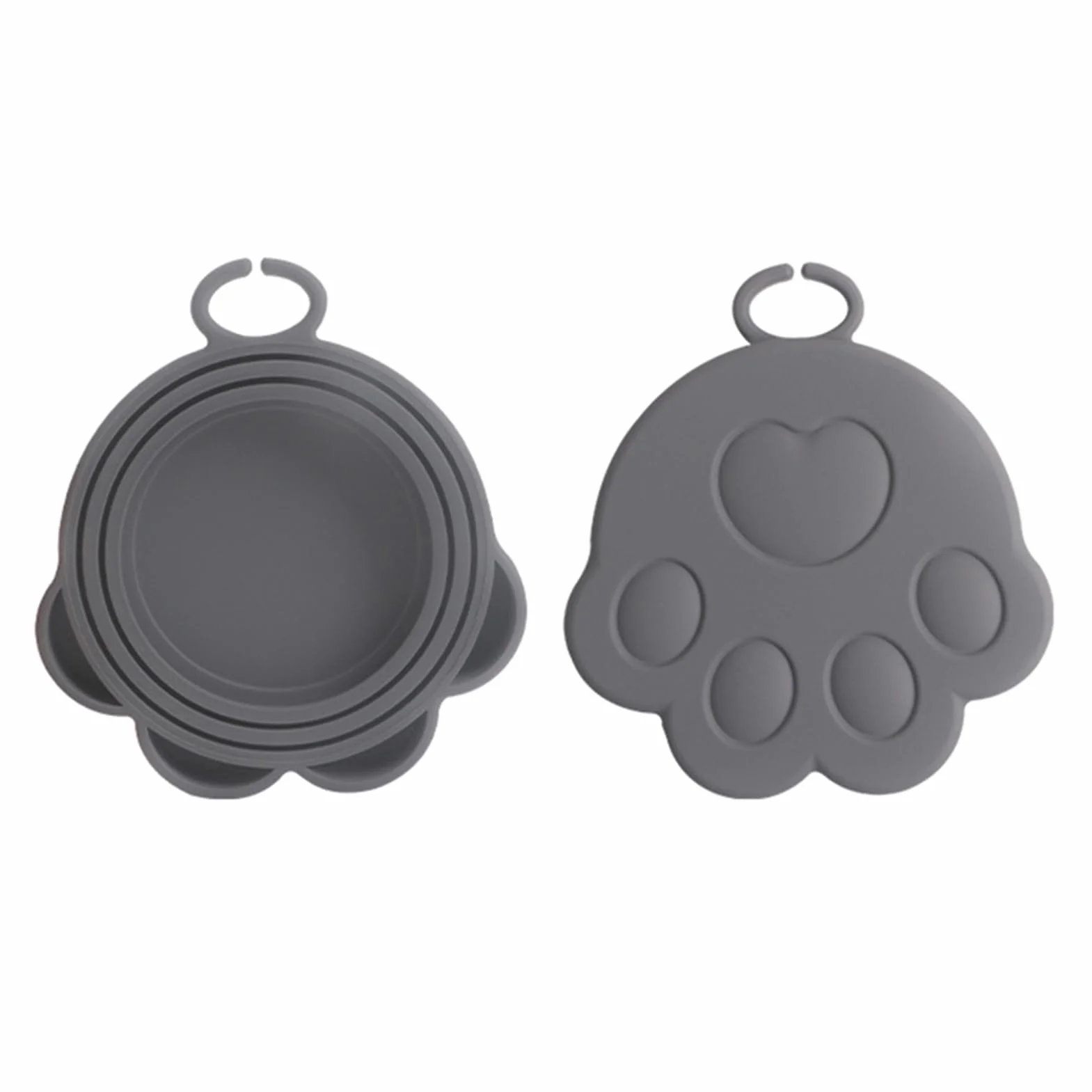 Couvre-canettes en silicone en forme de chat avec fermeture hermétique anti-goutte réutilisable pour bols et tasses
