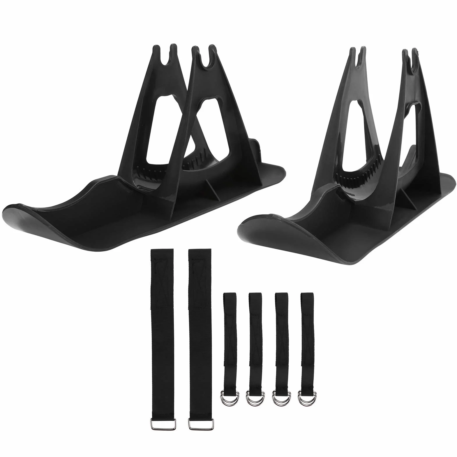 Trottinette à neige multifonctionnelle - Pièces de planche à neige - Patins pour poussette, planche de ski, vélo et roues