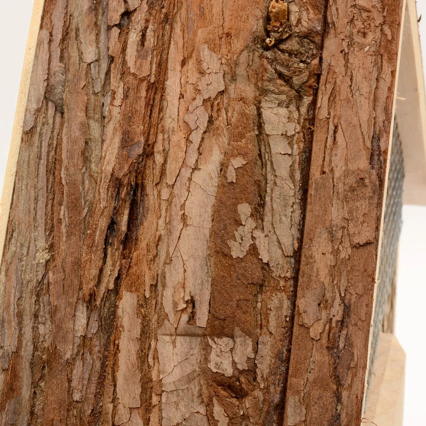 CKB LTD Grand hôtel en bois naturel pour abeilles, coccinelles, papillons, abri extérieur en bois nid de jardin - 30 x 10 x 39 cm