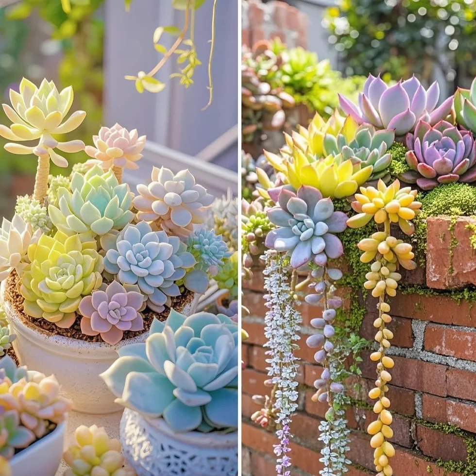 800 Éléments de Succulentes Rares Multicolores Bonsaï DIY Intérieur Miniatures Vivantes
