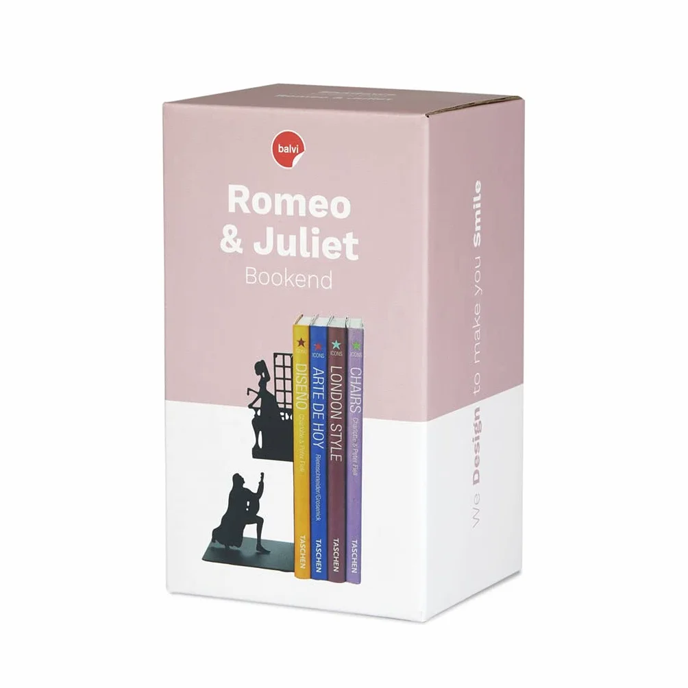 Balvi Serre-Livres en métal Romeo & Juliet Shakespeare