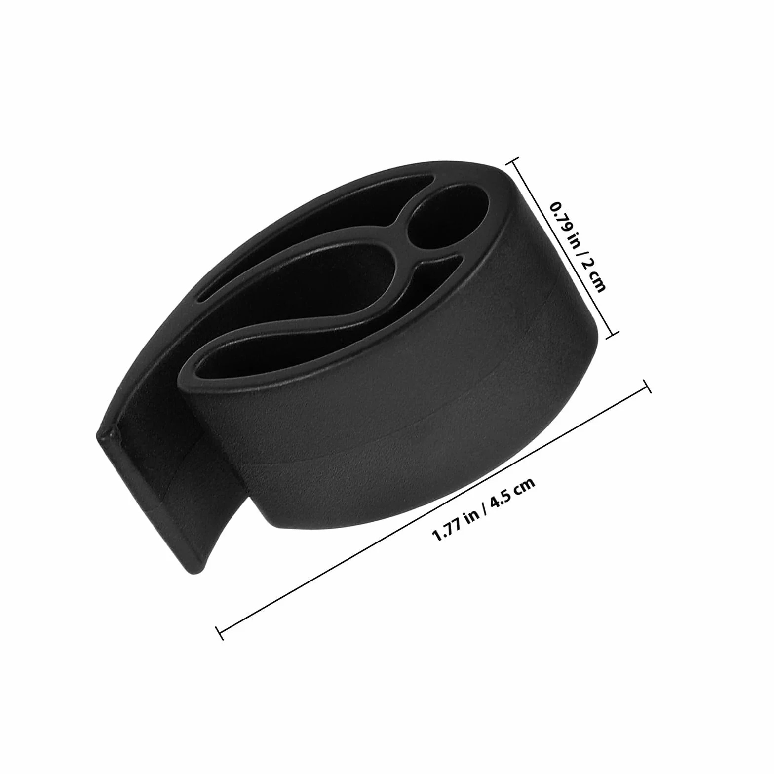 MAGICLULU Clip pour Disque Volant Portable en Polyéthylène Noir Pince Résistante à l'usure Support Pratique pour Transport Quotidien Lors d'Activités Sportives et Jeux en Plein Air