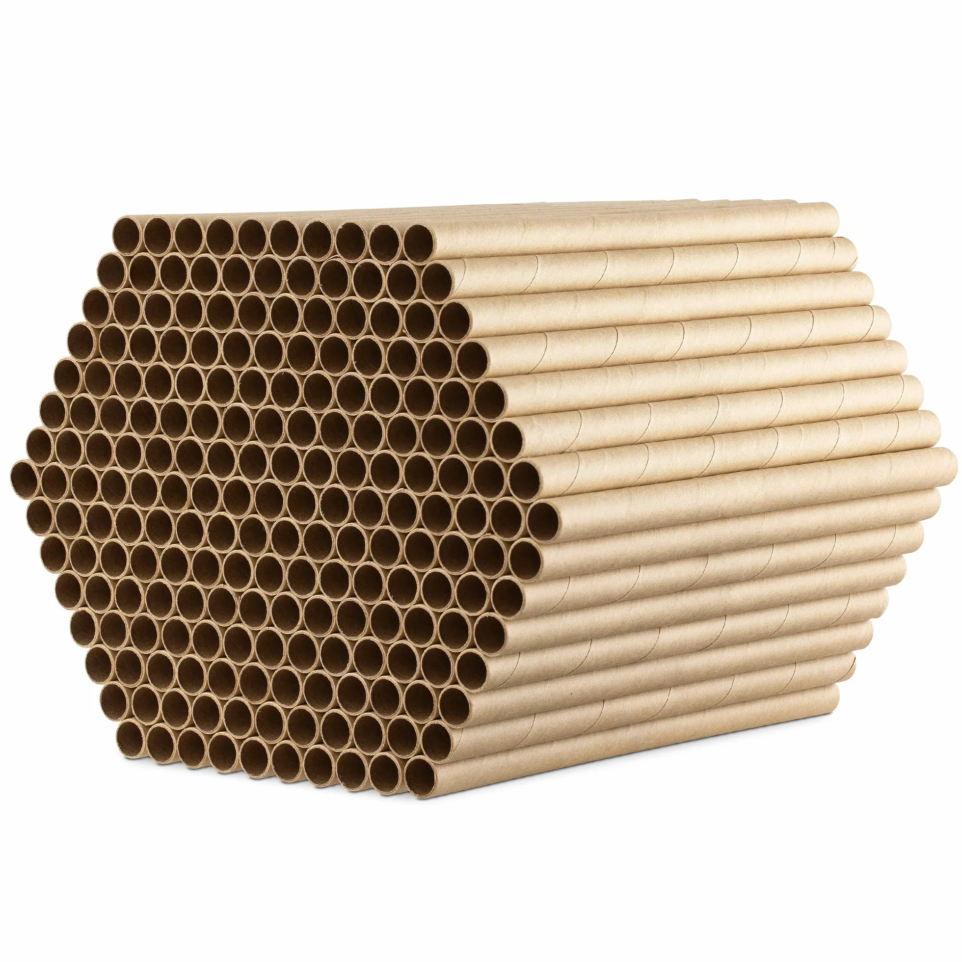 Navaris Tube en Papier pour Abeille 200x Recyclable Hôtel à Insectes Abri Refuge
