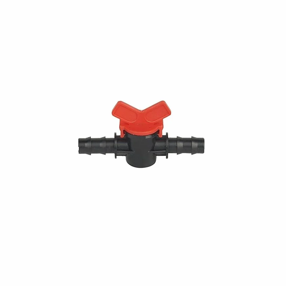 Mini vanne ø20 mm cannelée pour tuyau 20 mm extérieur