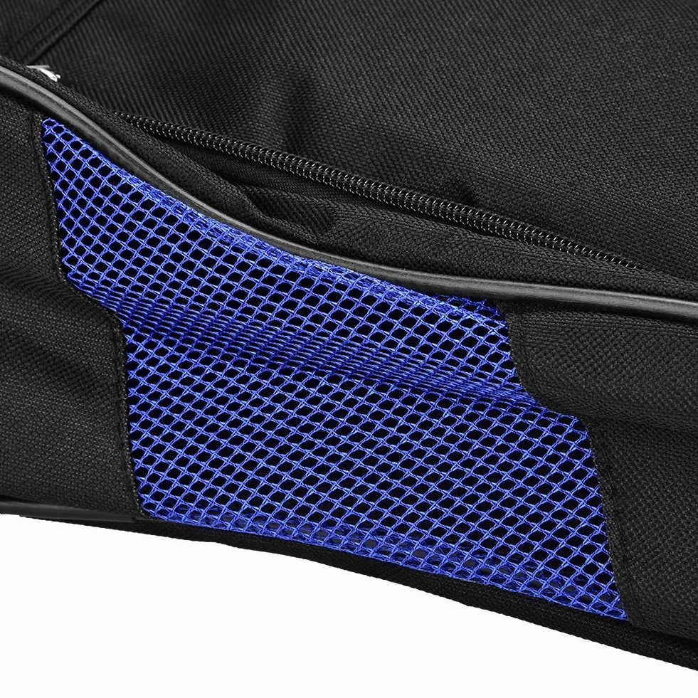 VBESTLIFE Sac à Chaussures de Sport Respirant à Glissière, Rangement pour Chaussures, 2 Couleurs (Noir et Bleu)