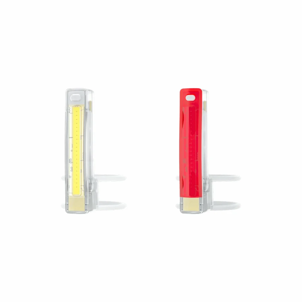 Knog Plus Kit d'éclairages Mixte Adulte, Transparent