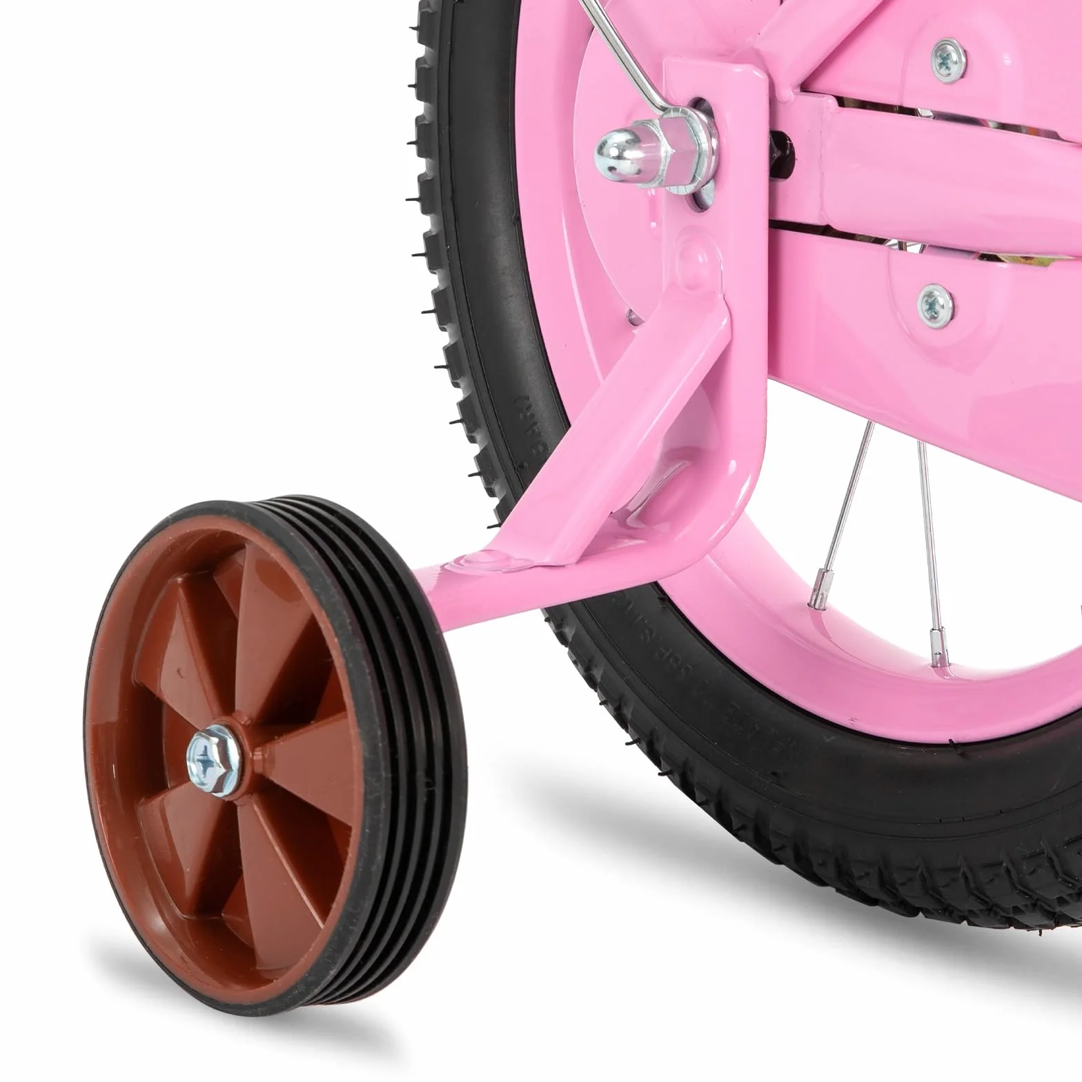 STITCH 12/14/16 Pouce vélo Enfant pour Filles 2-7 Ans, vélo Enfant 12/14/16 Pouce avec Panier et stabilisateur