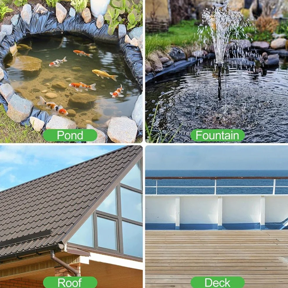 Kit de réparation EPDM caoutchouc épais pour bassin de jardin 20,3 x 20,3 cm