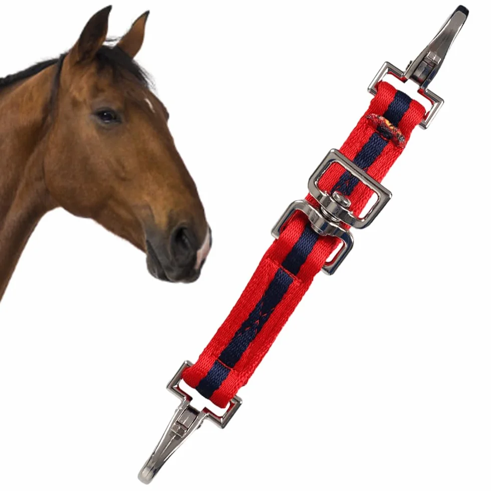 Sangle de Longe pour Chevaux,Sangle de Remorquage avec Boucle Pivotante a Dégagement Rapide pour L'entraînement des Chevaux,Améliore les Performances de Contrôle