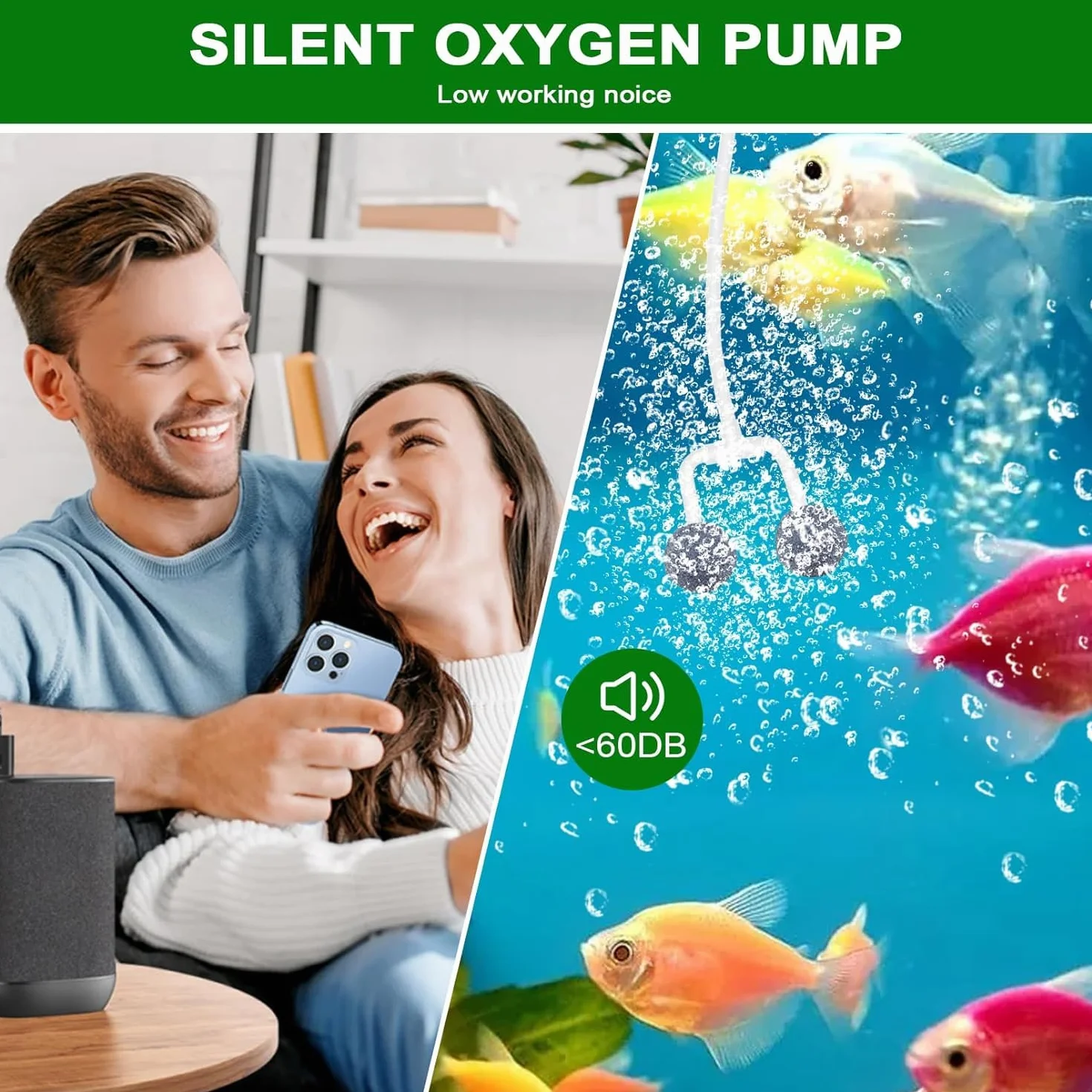 Aérateur Solaire de Bassin 4W 2200mAh 3 Modes 18H/36H/72H avec Pompe à Air Régulateur de Bulles