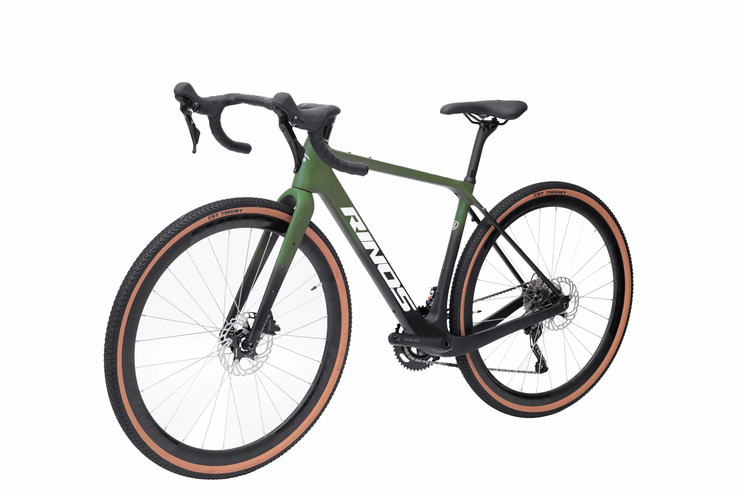 Rinos Sandman 4 Vélo Gravel Carbone GRX 400 Freins à Disque Hydrauliques Pneus 700x40C Cadre Carbone T800 Transmission 2x10 Vitesses