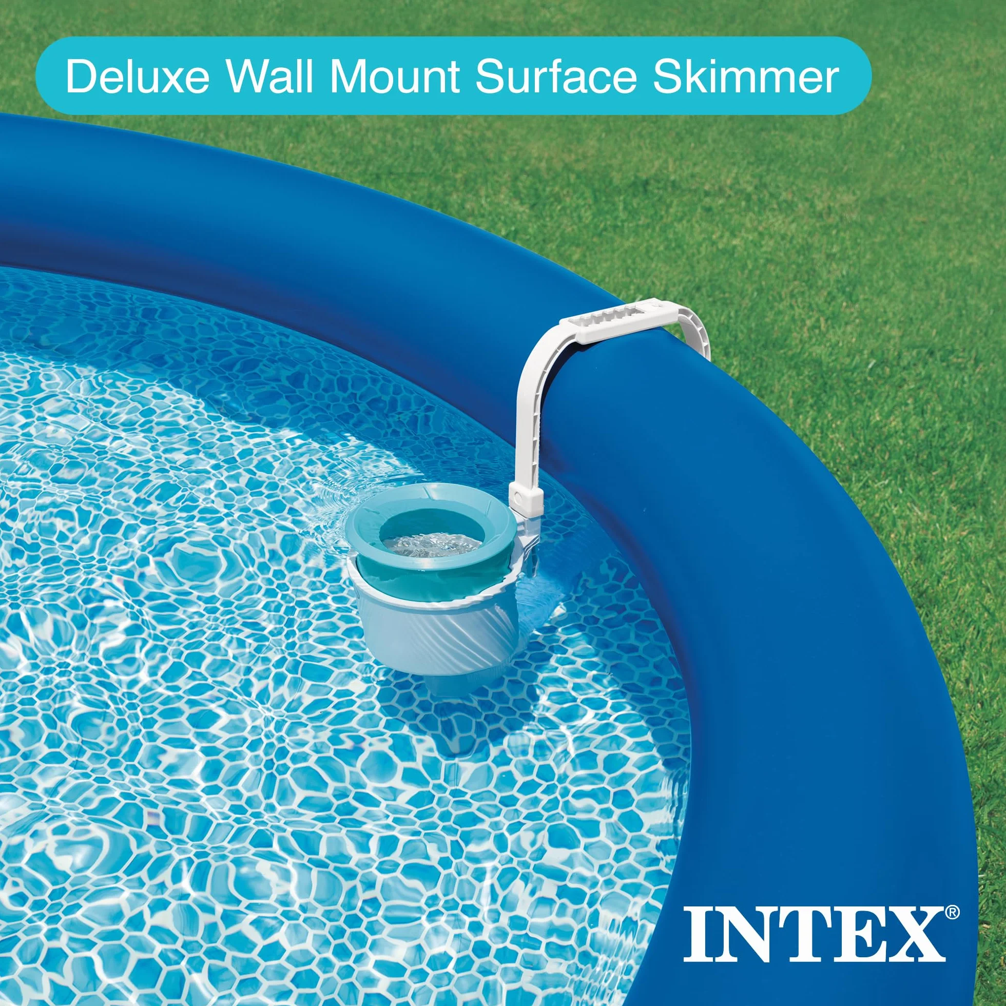 Intex Skimmer de Surface Deluxe pour piscine autostable ou tubulaire