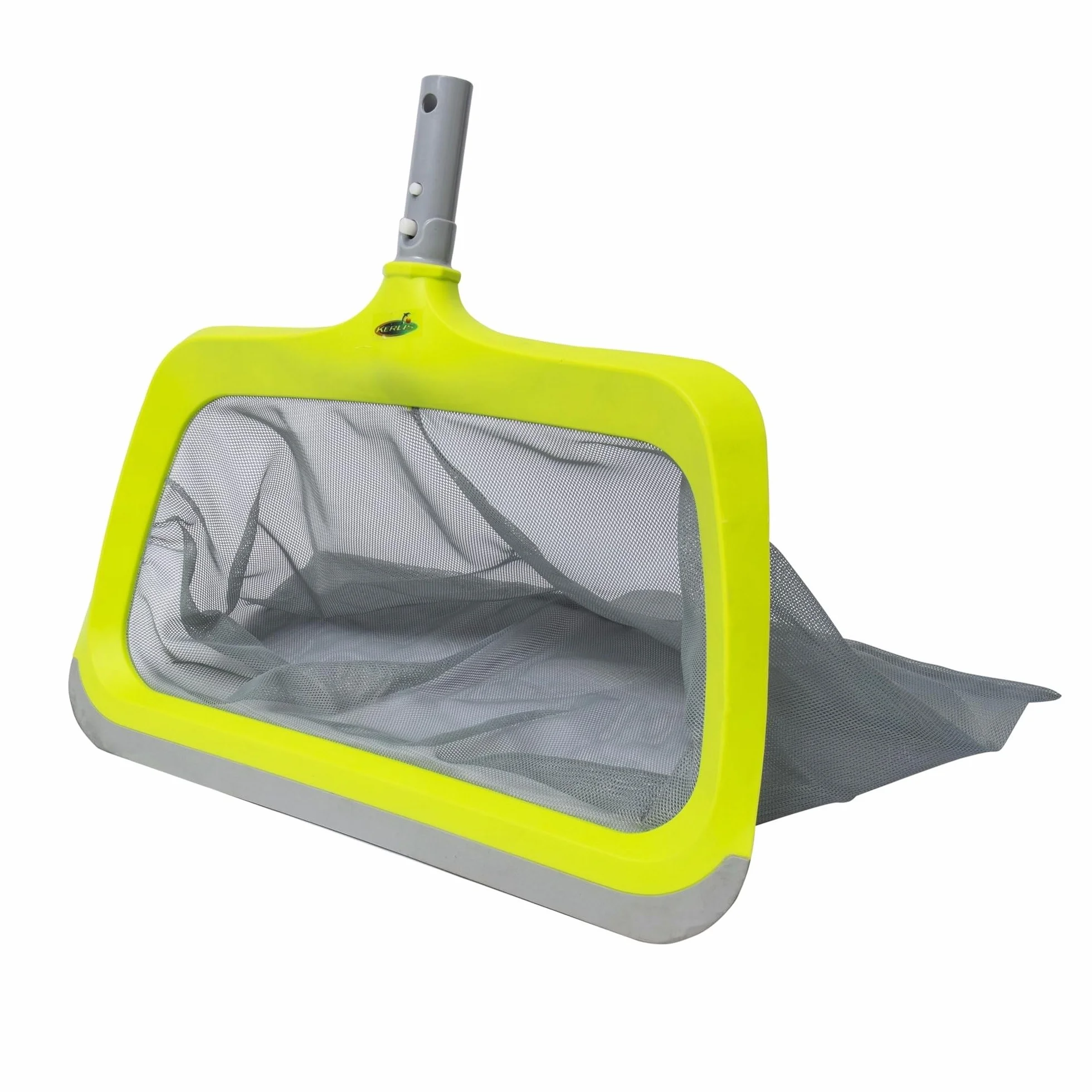 Épuisette de Fond pour Piscine 46cm Bleu, Filet de Nettoyage Robuste pour Feuilles et Débris
